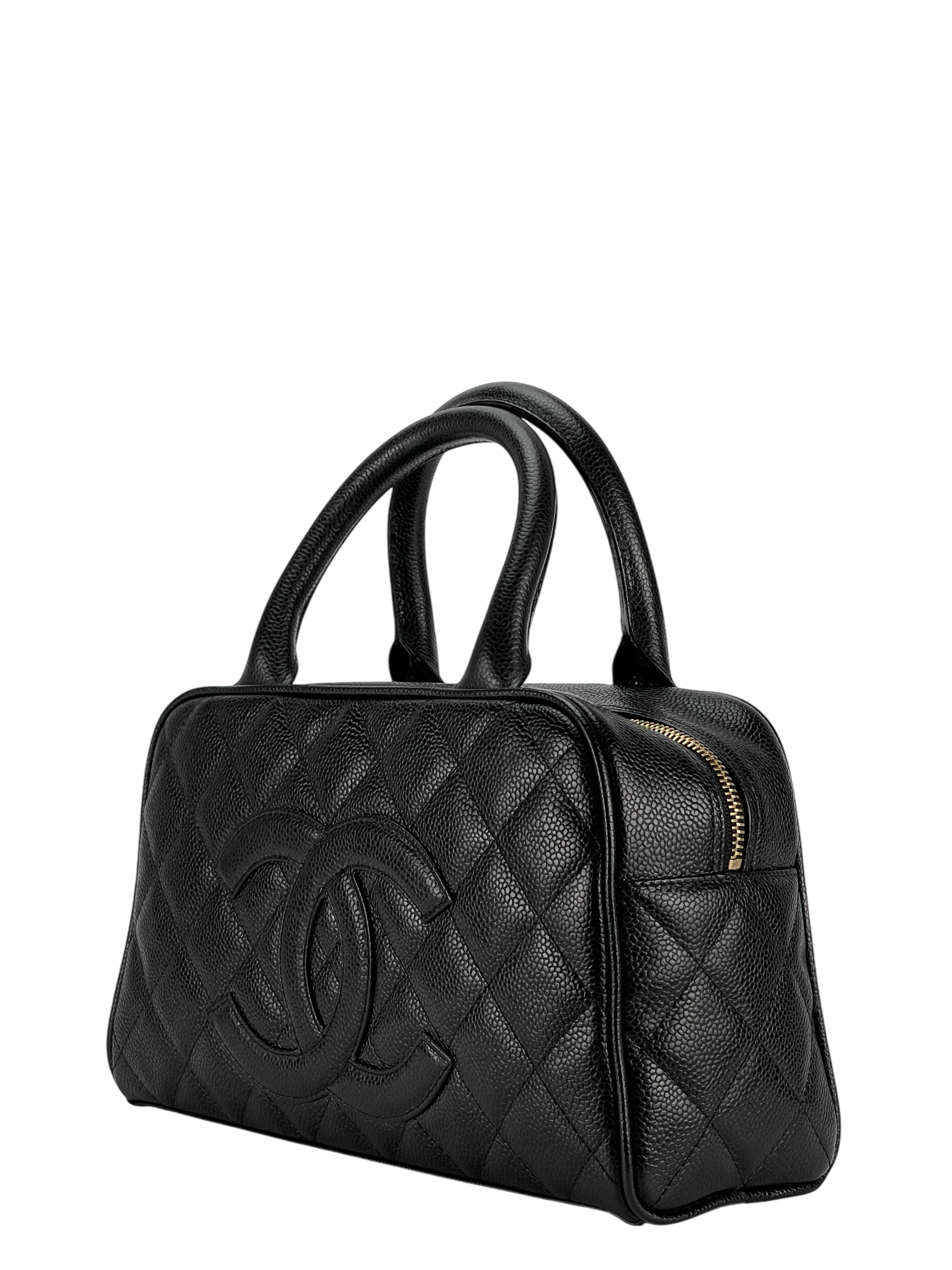 CHANEL - Small Caviar Boston Hand Bag