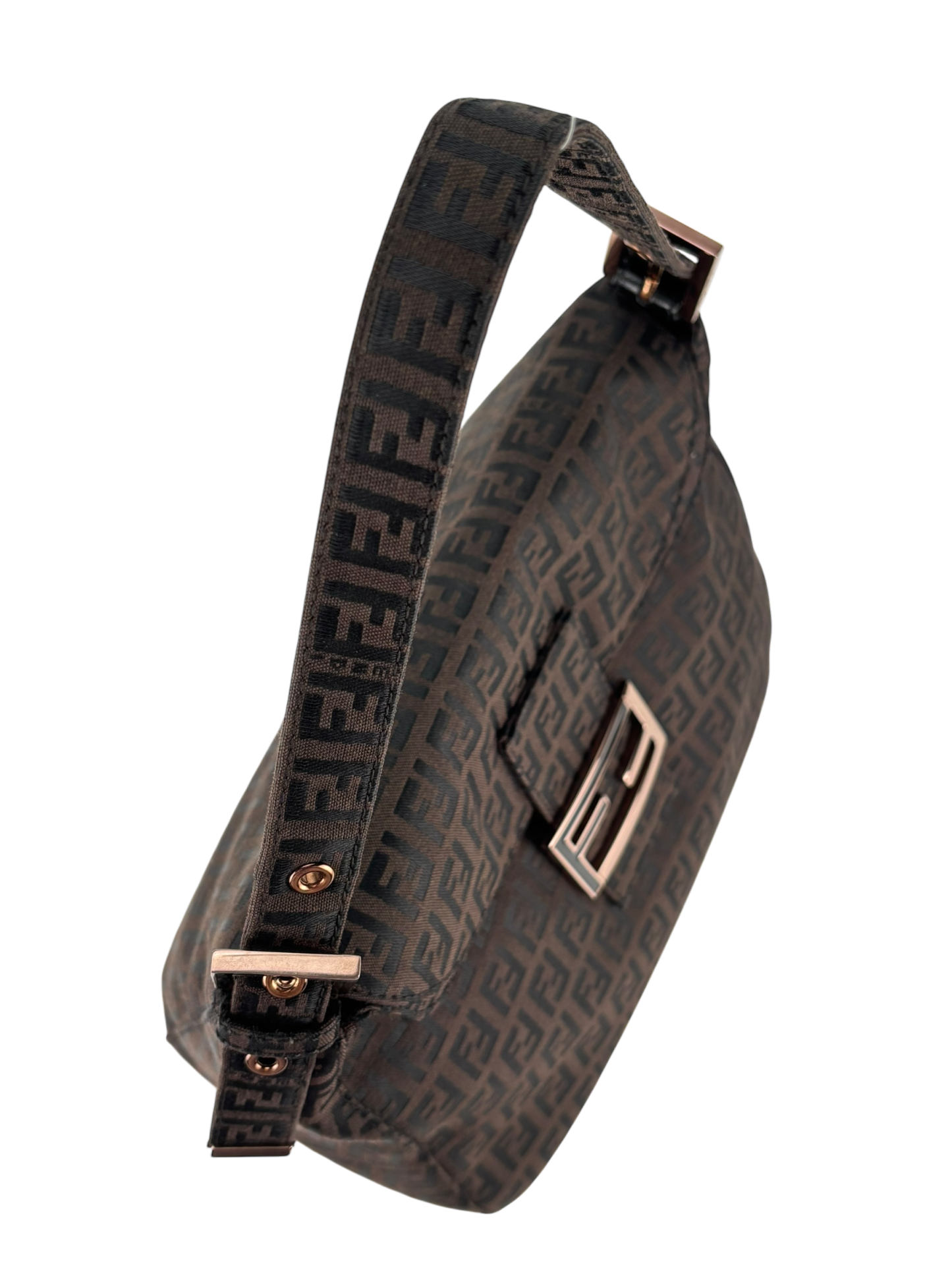 FENDI - Zucca Mamma Canvas Shoulder Bag