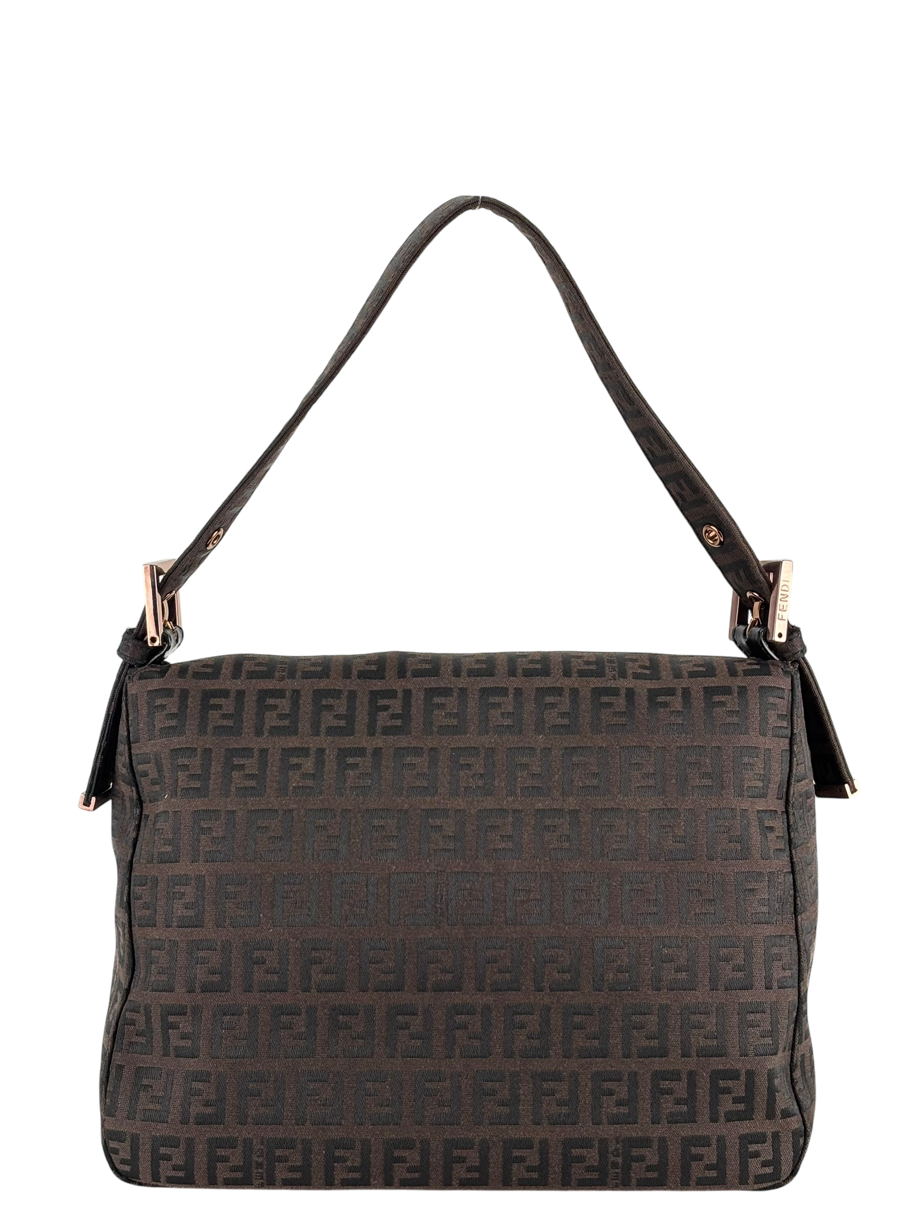 FENDI - Zucca Mamma Canvas Shoulder Bag 