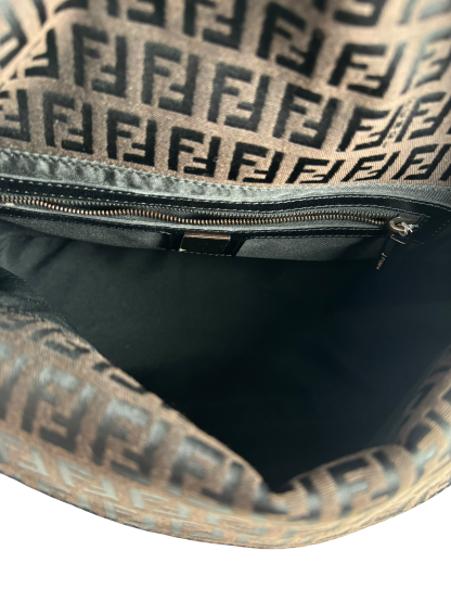 FENDI - Zucca Mamma Canvas Shoulder Bag 