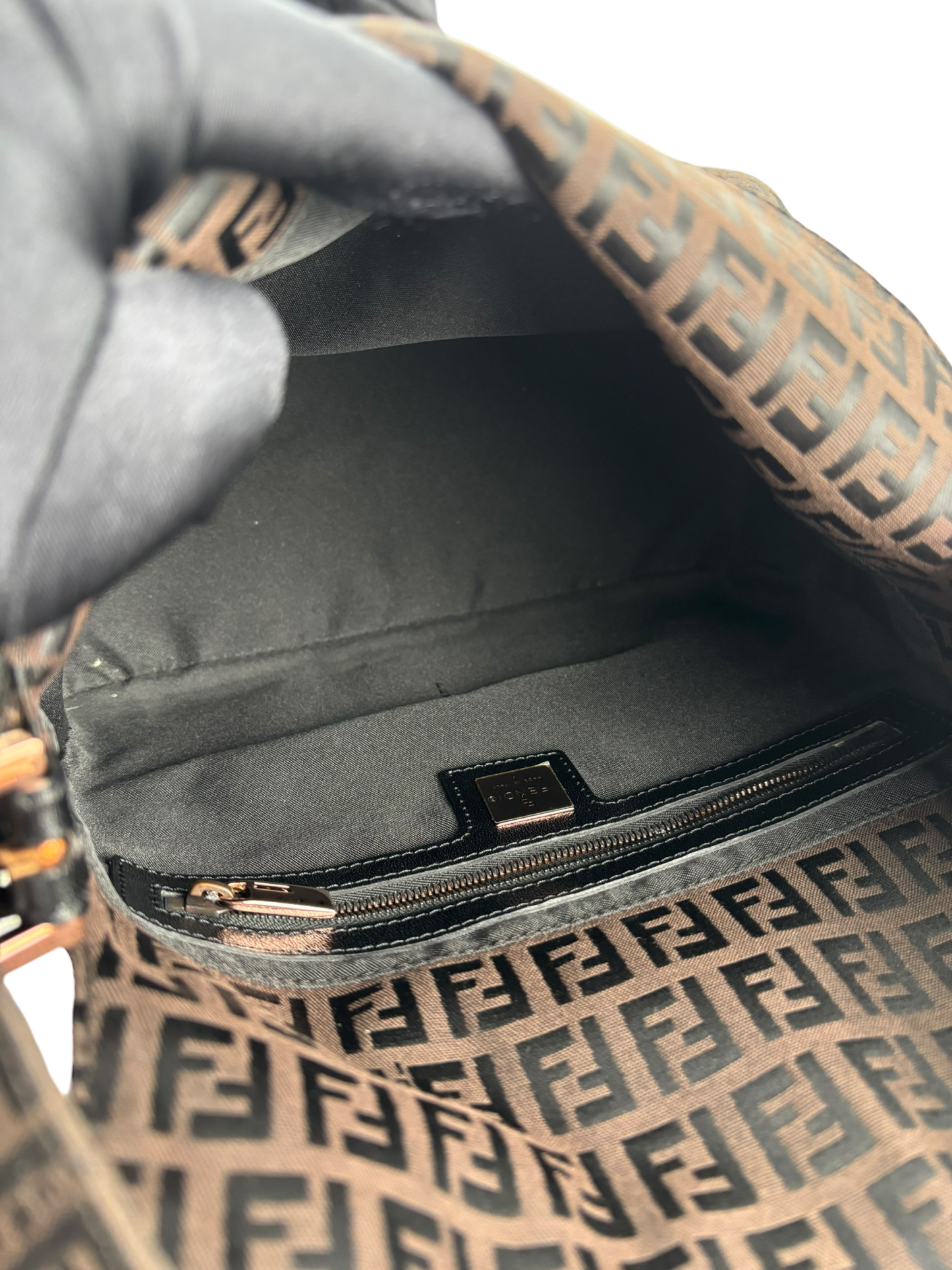 FENDI - Zucca Mamma Canvas Shoulder Bag