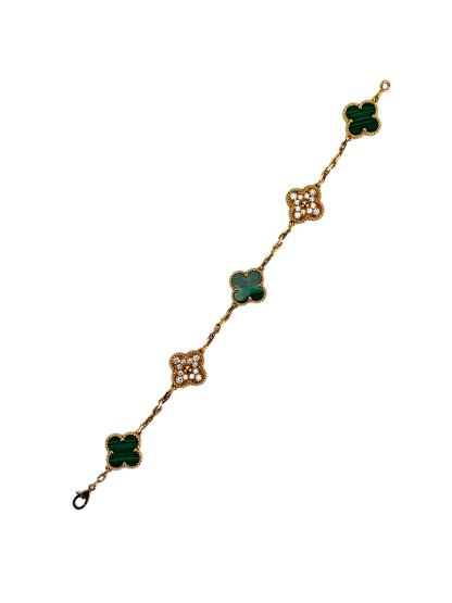 Van Cleef & Arpels - VCA Vintage Alhambra Bracelet 5 Motifs