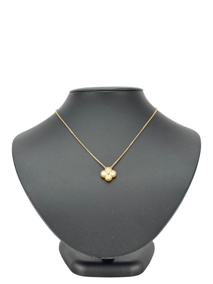 Van Cleef & Arpels - VCA Alhambra Necklace Yellow Gold 750YG Gold Mother of Pearl