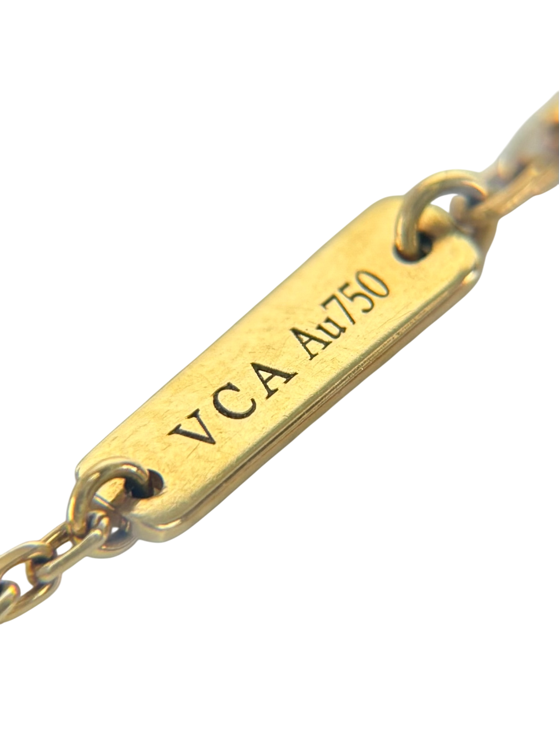 Van Cleef & Arpels - VCA Vintage Alhambra pendant 18K yellow gold Mother-of-pearl