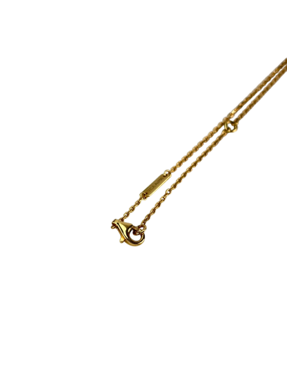 Van Cleef & Arpels - VCA Onyx Vintage Alhambra pendant Necklace