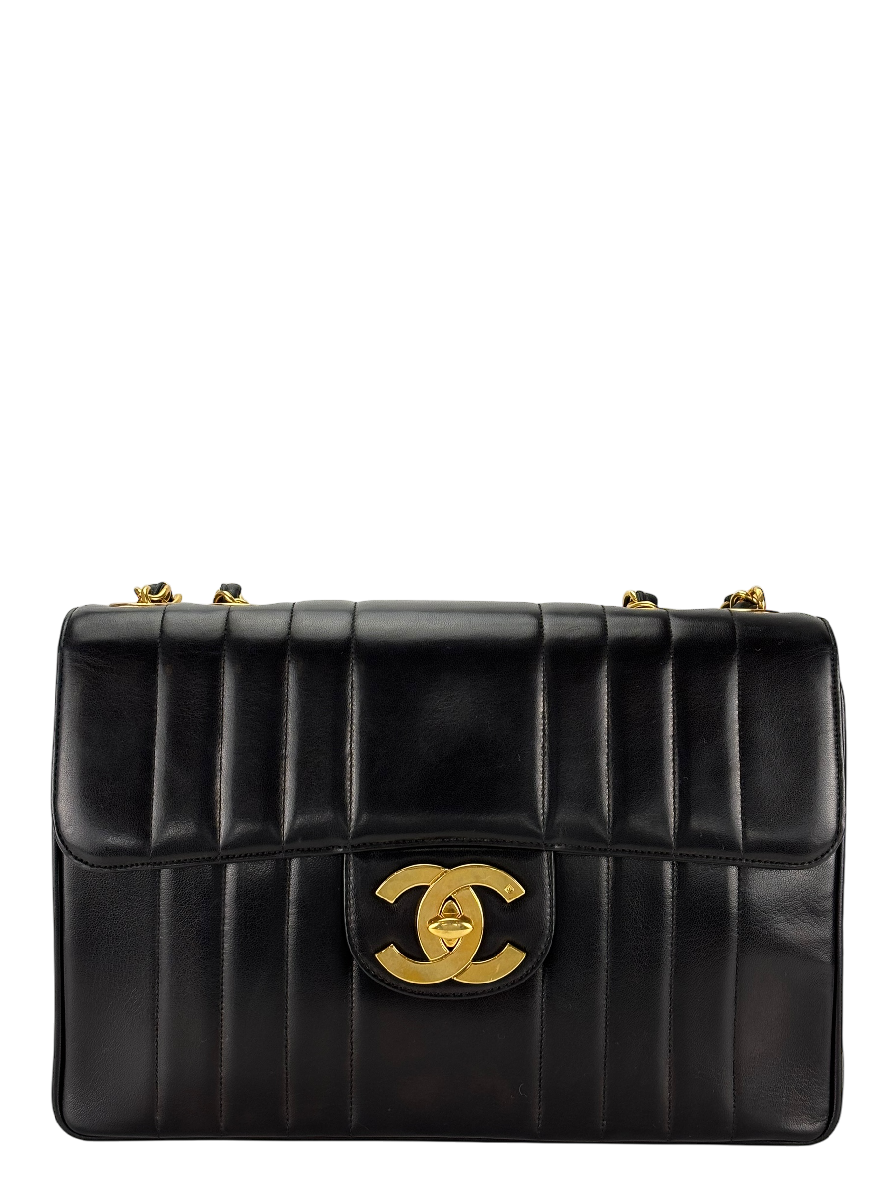CHANEL - Lambskin Mademoiselle Chain Shoulder Bag