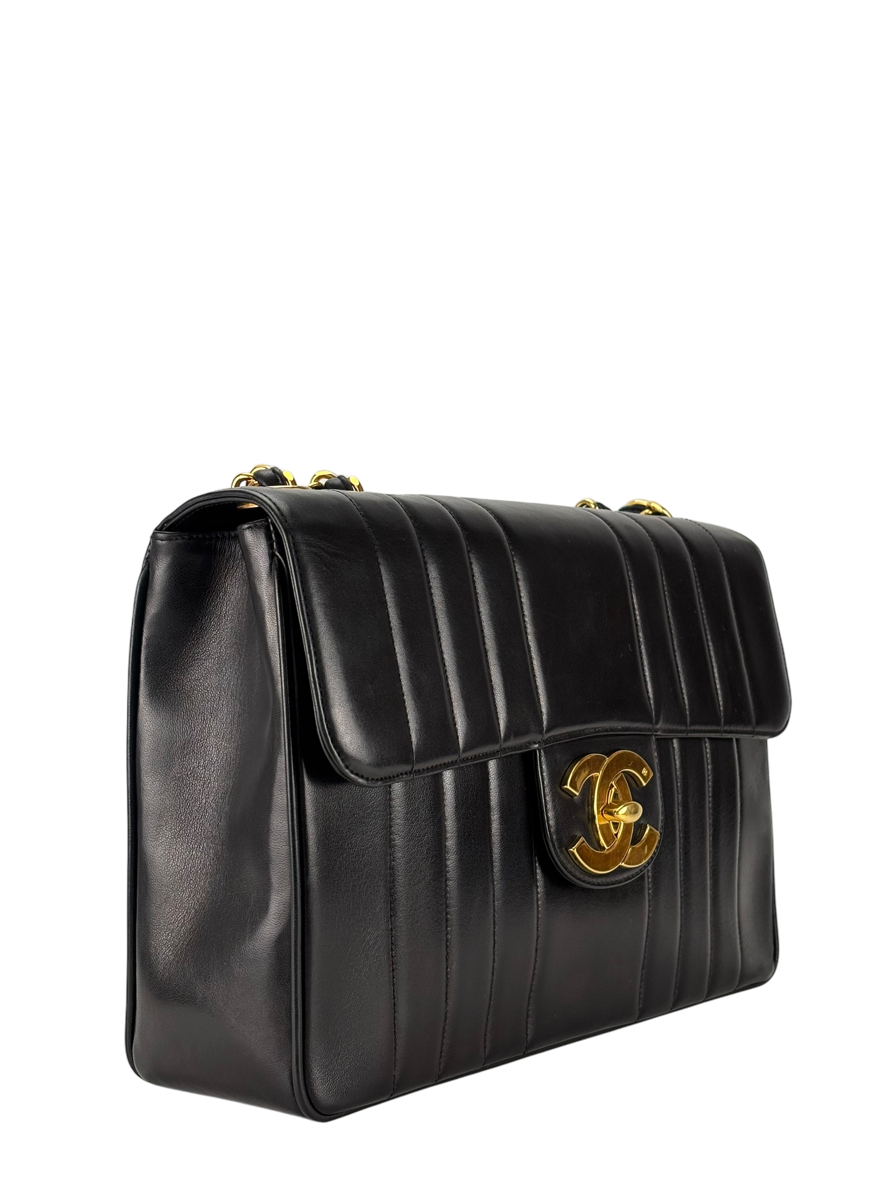 CHANEL - Lambskin Mademoiselle Chain Shoulder Bag
