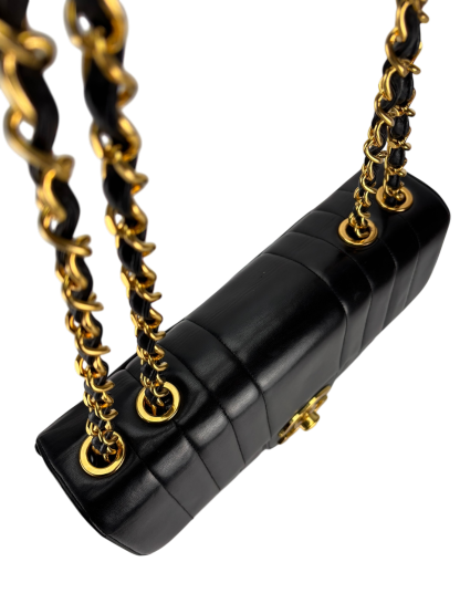 CHANEL - Lambskin Mademoiselle Chain Shoulder Bag