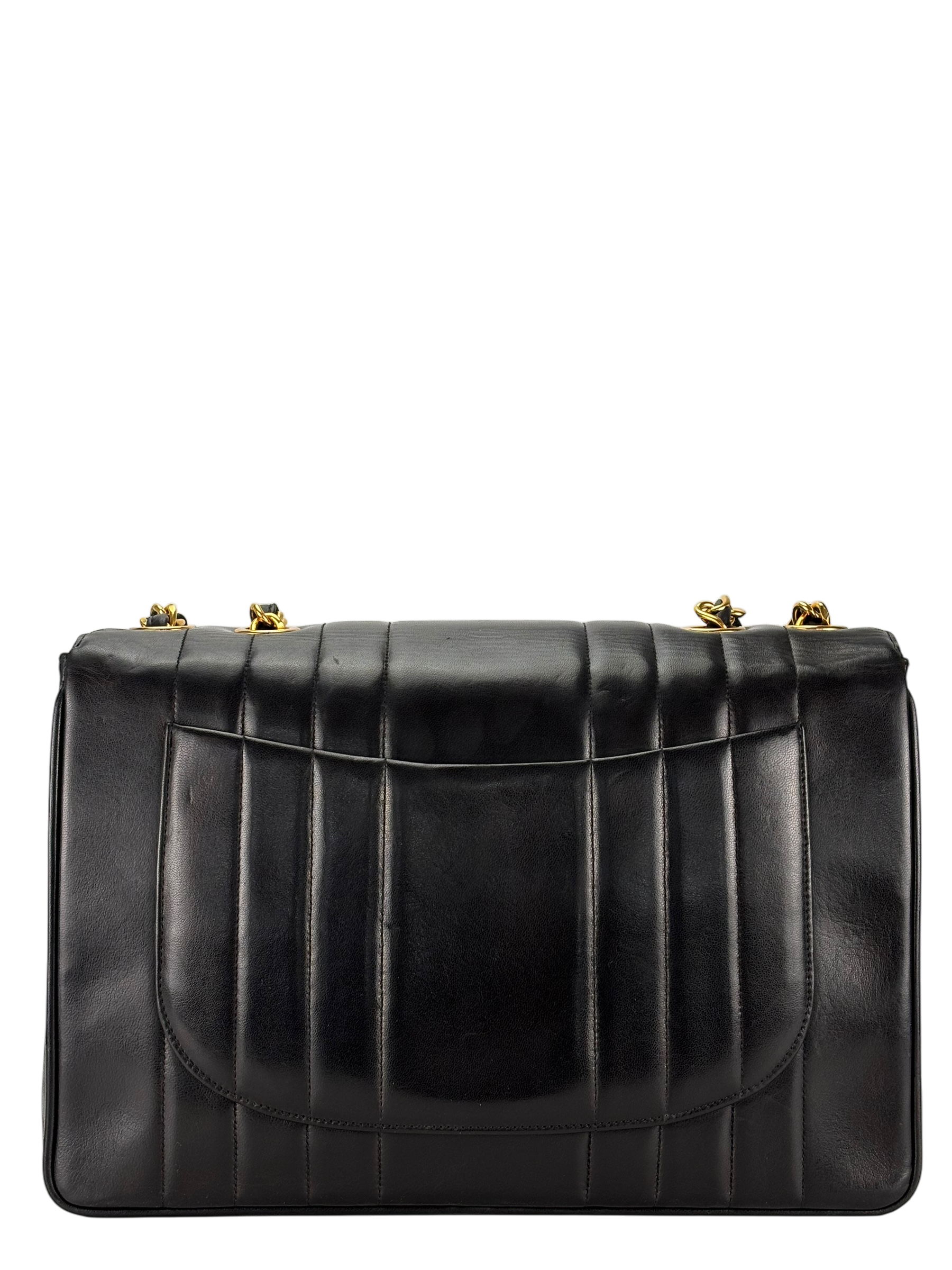 CHANEL - Lambskin Mademoiselle Chain Shoulder Bag