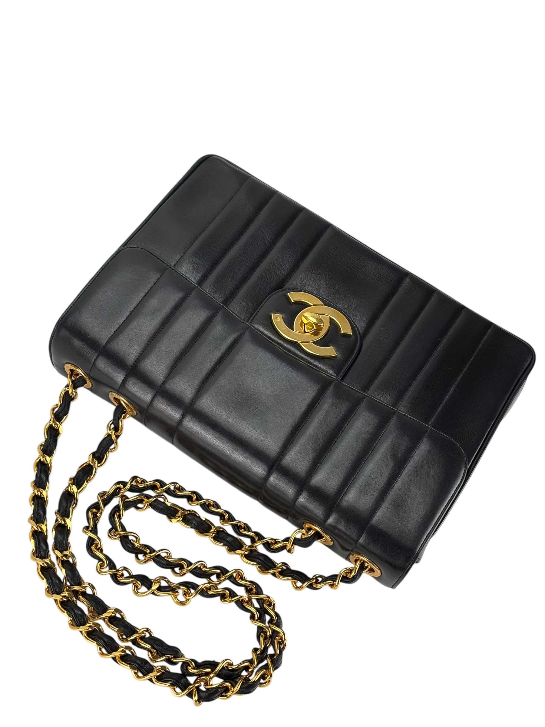 CHANEL - Lambskin Mademoiselle Chain Shoulder Bag