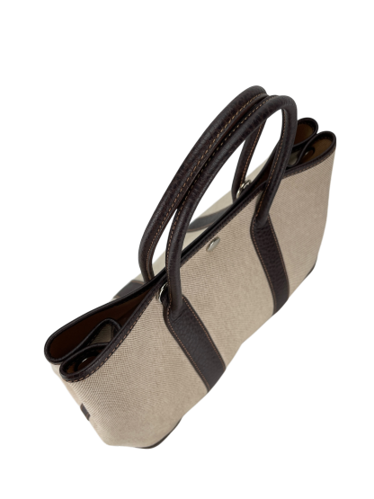 HERMES - Garden Party 30 Beige Buffle Skipper Toile 