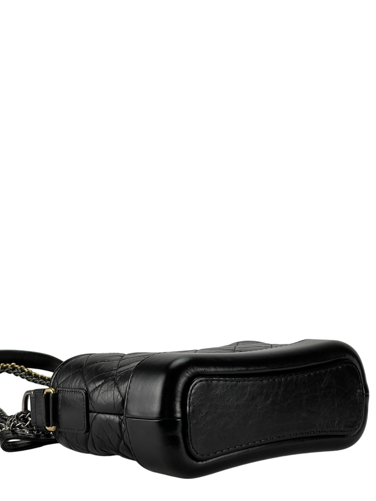 CHANEL - Black Calfskin Gabrielle Cross body Bag