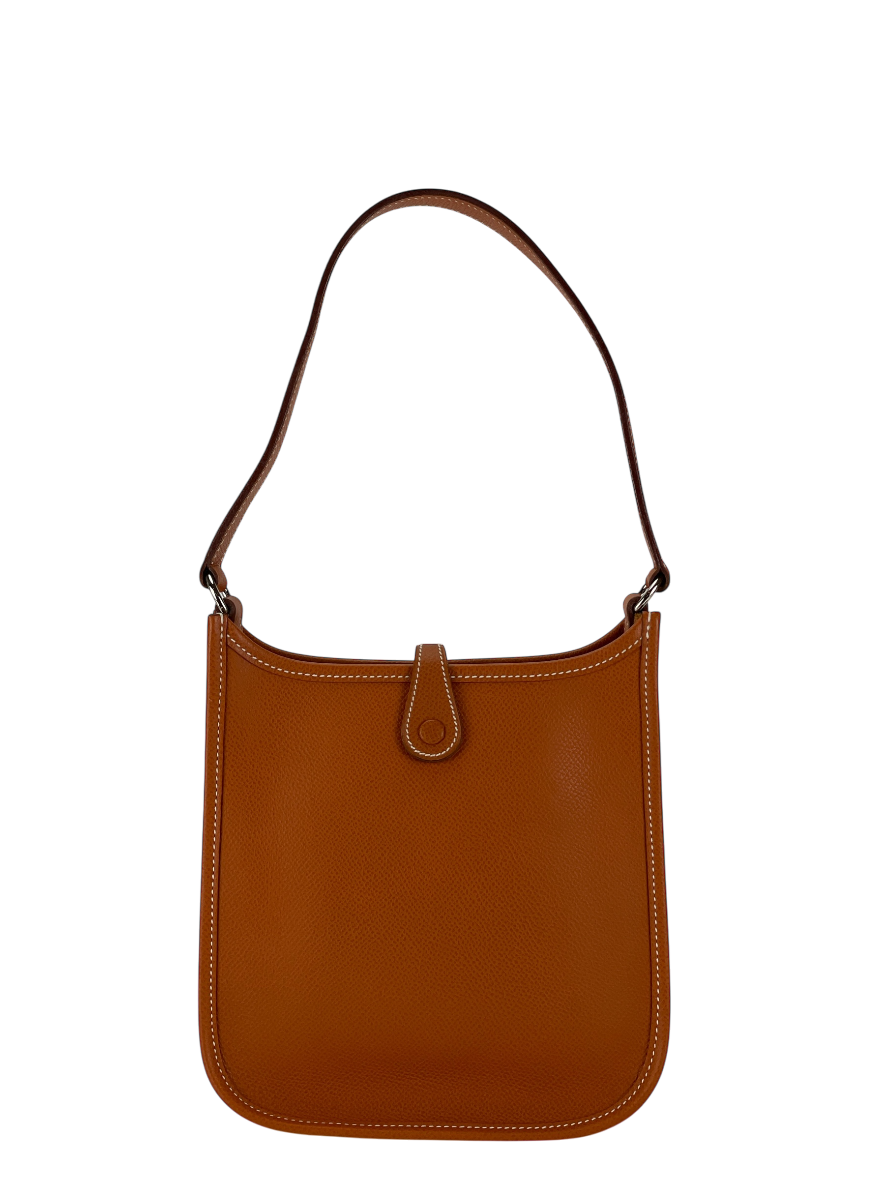 HERMES - Evelyne TPM Evelyne 16 Orange Clemence Gold Hardware