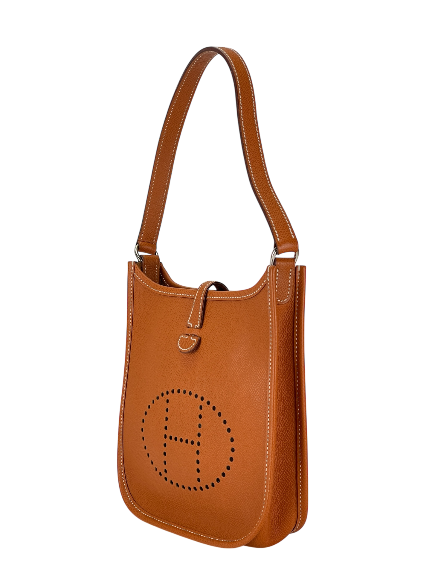 HERMES - Evelyne TPM Evelyne 16 Orange Clemence Gold Hardware