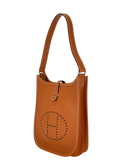 HERMES - Evelyne TPM Evelyne 16 Orange Clemence Gold Hardware