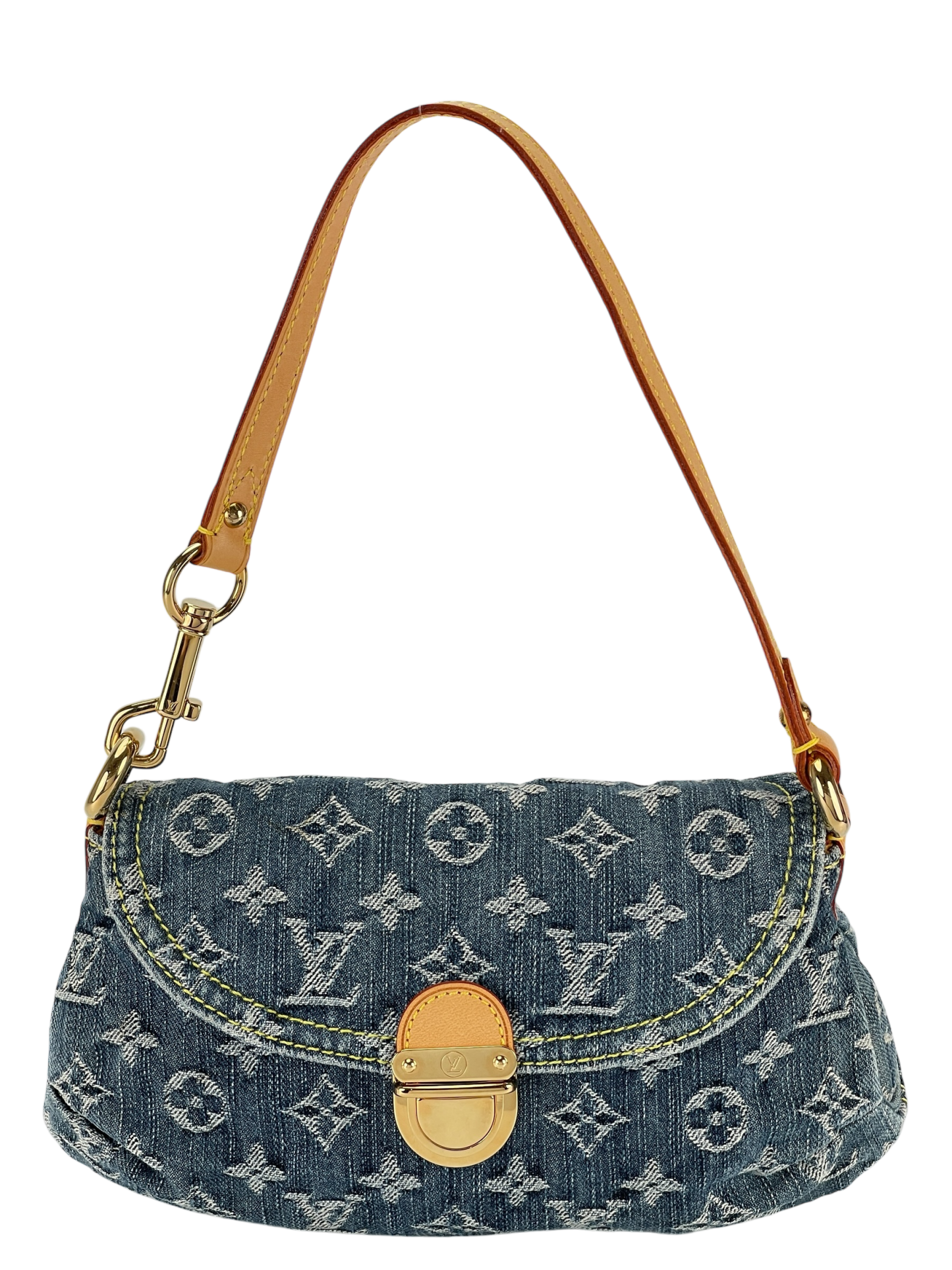 LOUIS VUITTON - Mini Pleaty Blue Monogram Denim