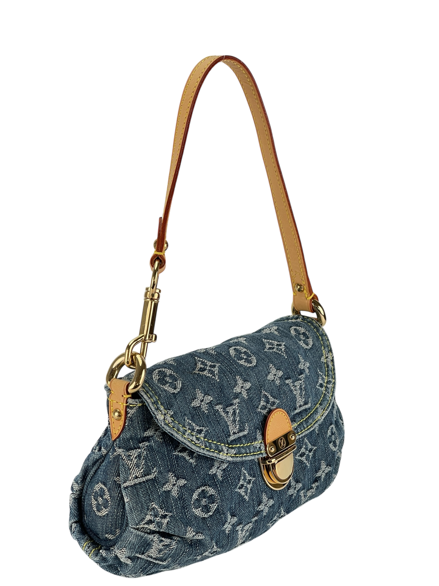 LOUIS VUITTON - Mini Pleaty Blue Monogram Denim