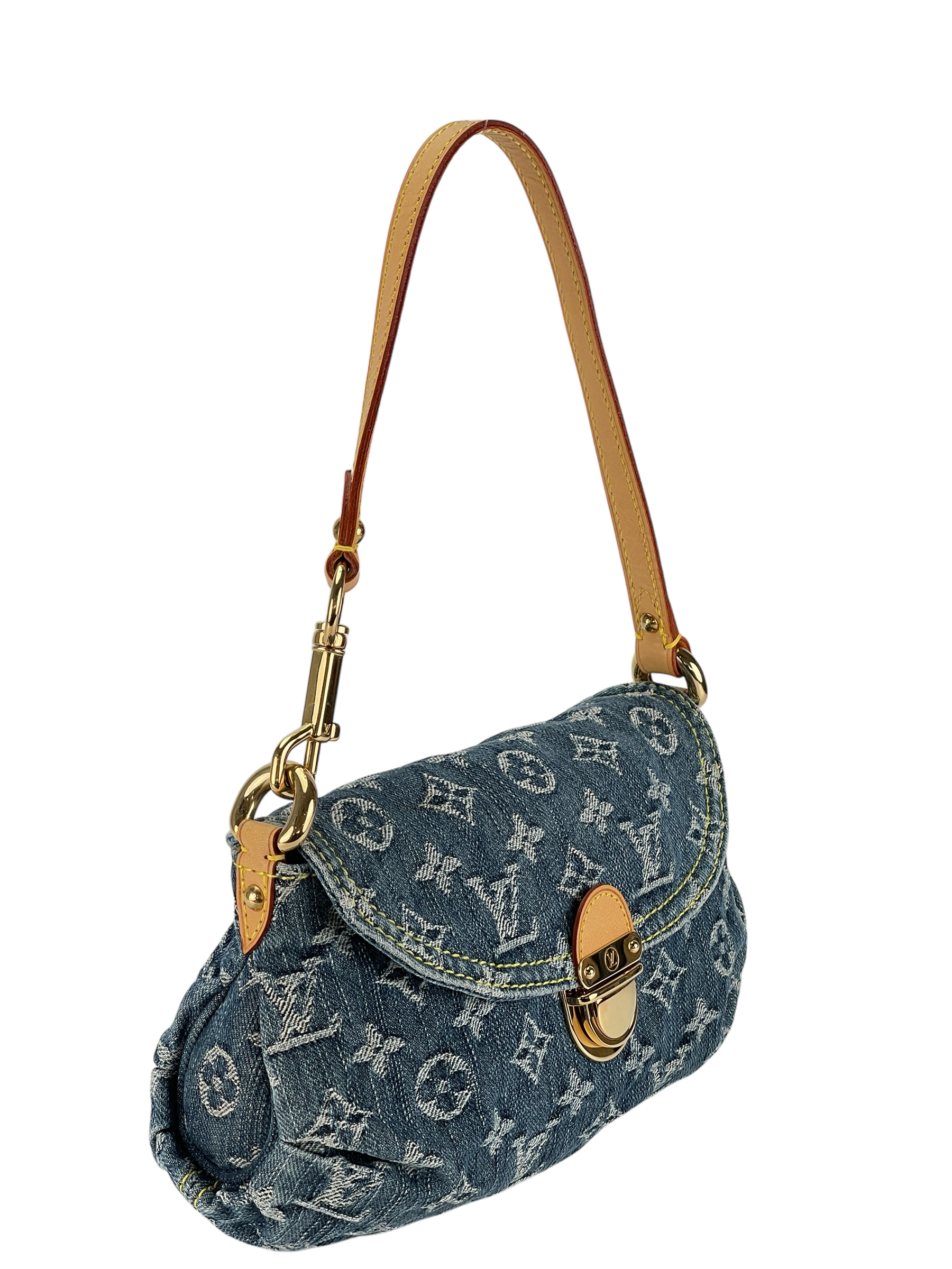 LOUIS VUITTON - Mini Pleaty Blue Monogram Denim