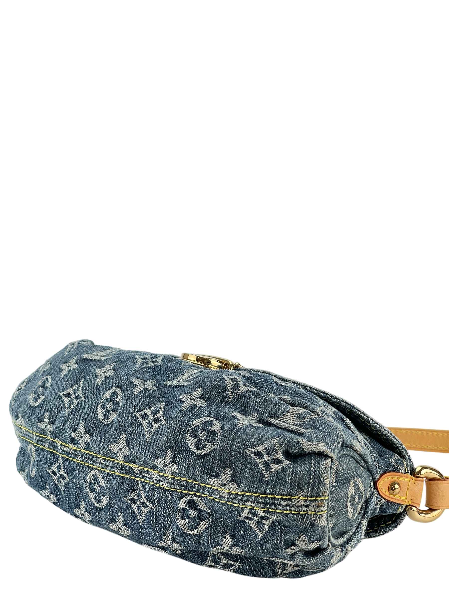 LOUIS VUITTON - Mini Pleaty Blue Monogram Denim