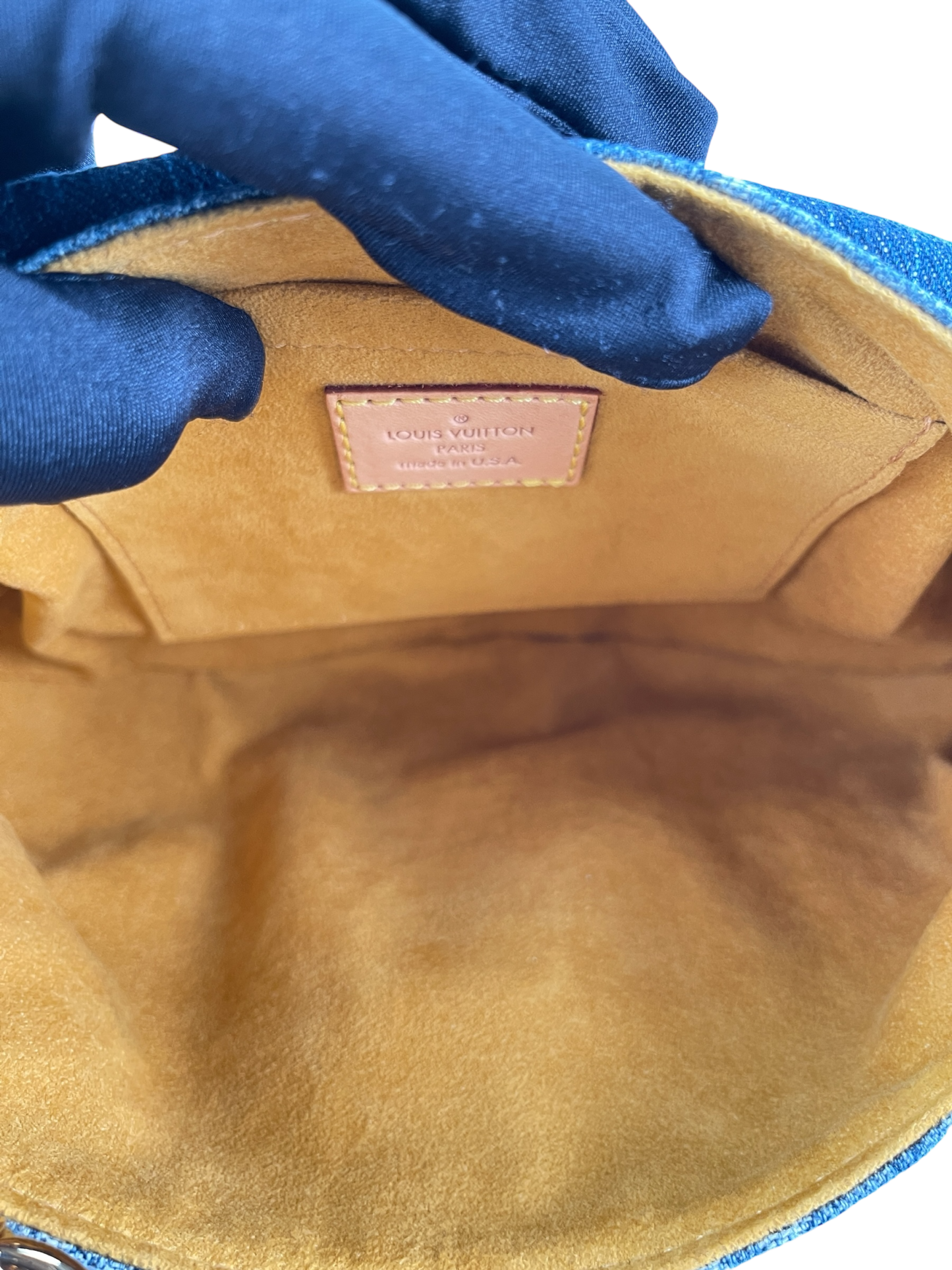 LOUIS VUITTON - Mini Pleaty Blue Monogram Denim