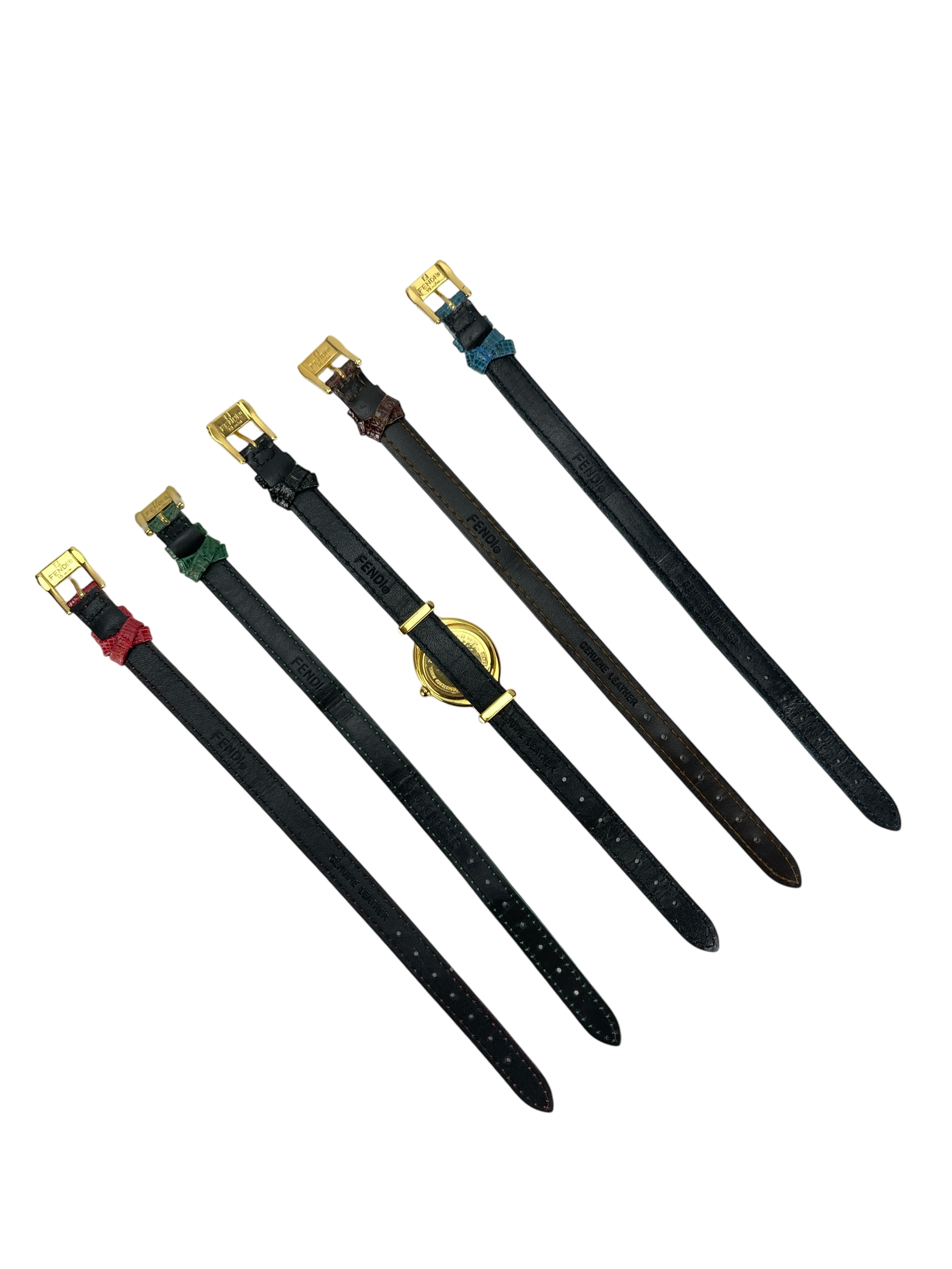 FENDI - Chameleon Interchangeable Strap Watch ( 5 Color )