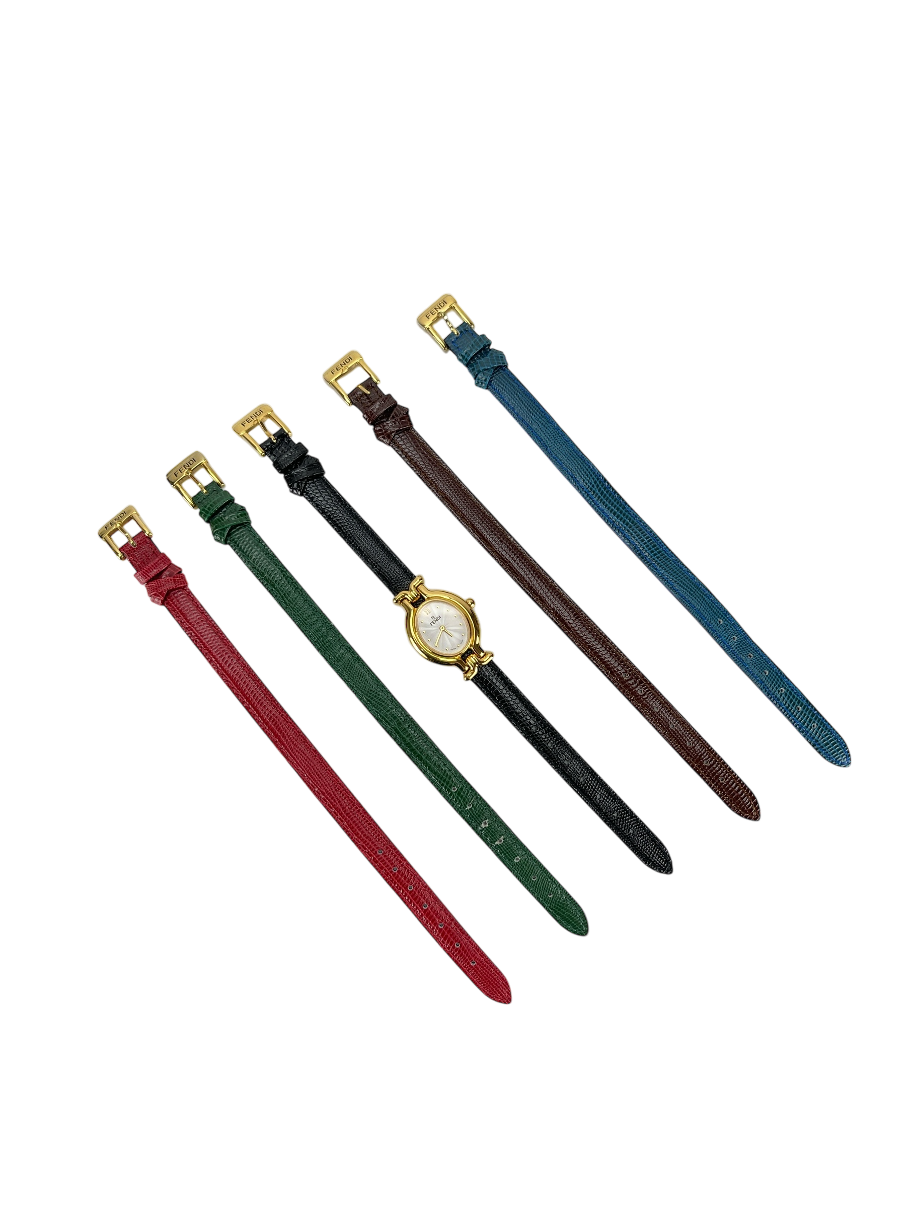 FENDI - Chameleon Interchangeable Strap Watch ( 5 Color )
