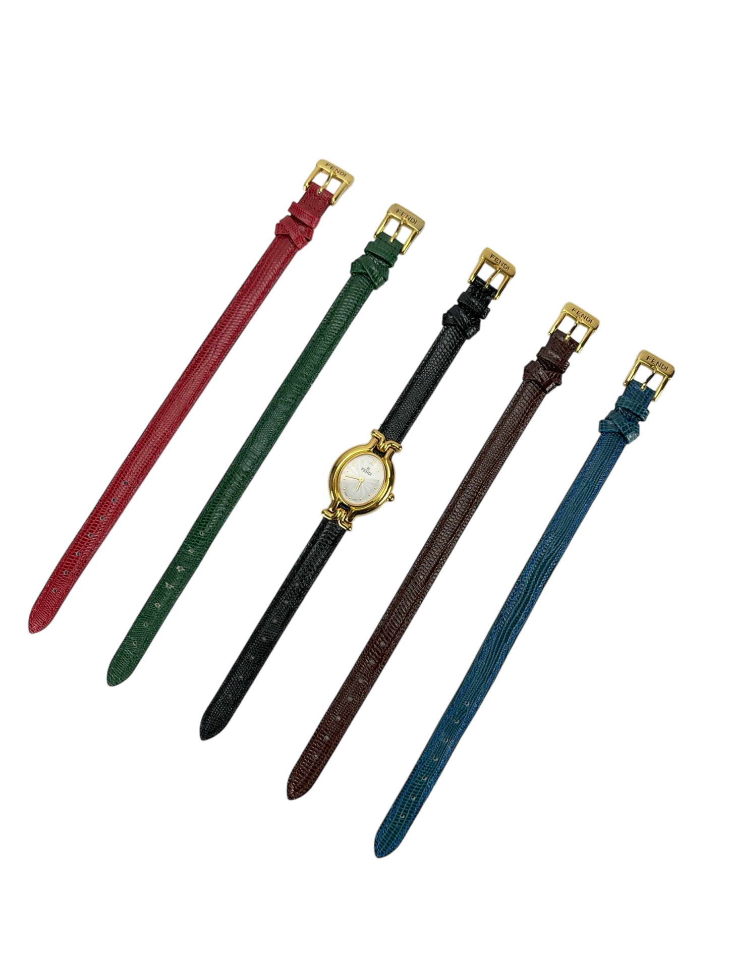 FENDI - Chameleon Interchangeable Strap Watch ( 5 Color )