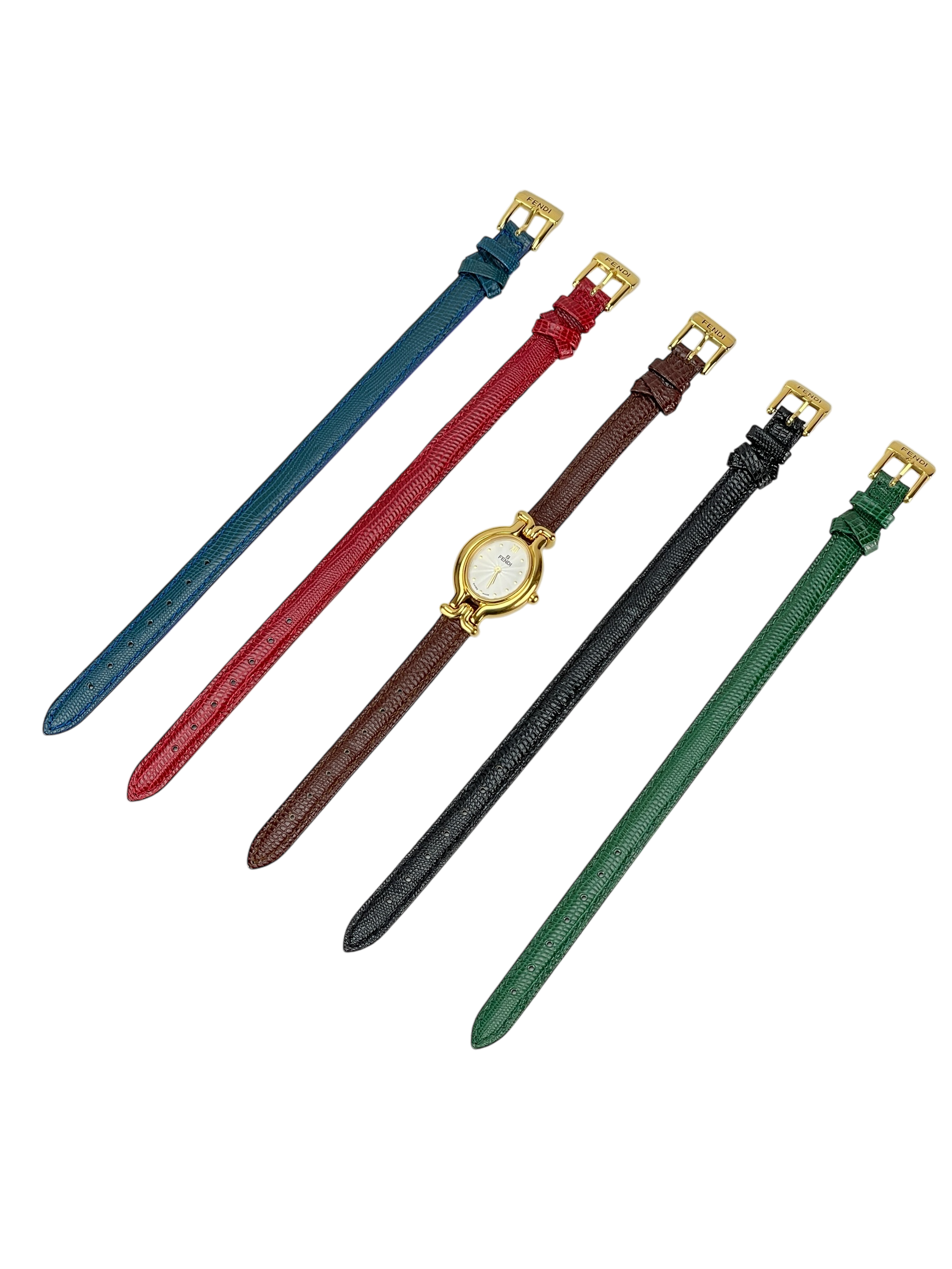 FENDI - Chameleon Interchangeable Strap Watch ( 5 Color )