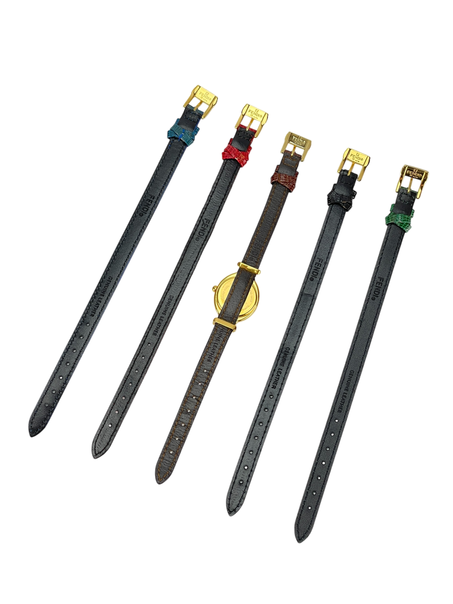 FENDI - Chameleon Interchangeable Strap Watch ( 5 Color )