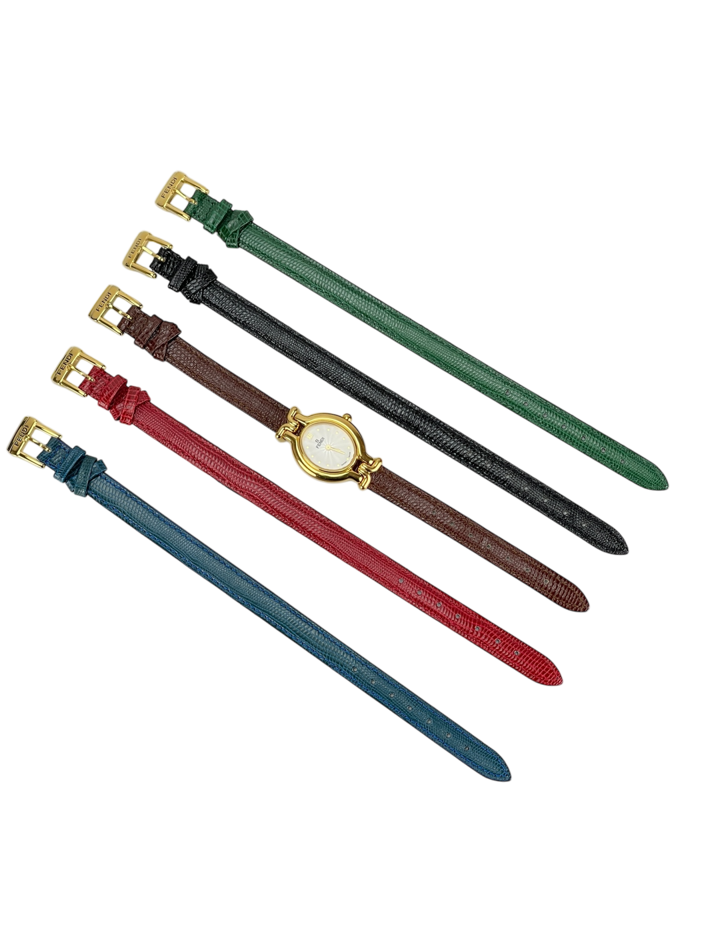 FENDI - Chameleon Interchangeable Strap Watch ( 5 Color )