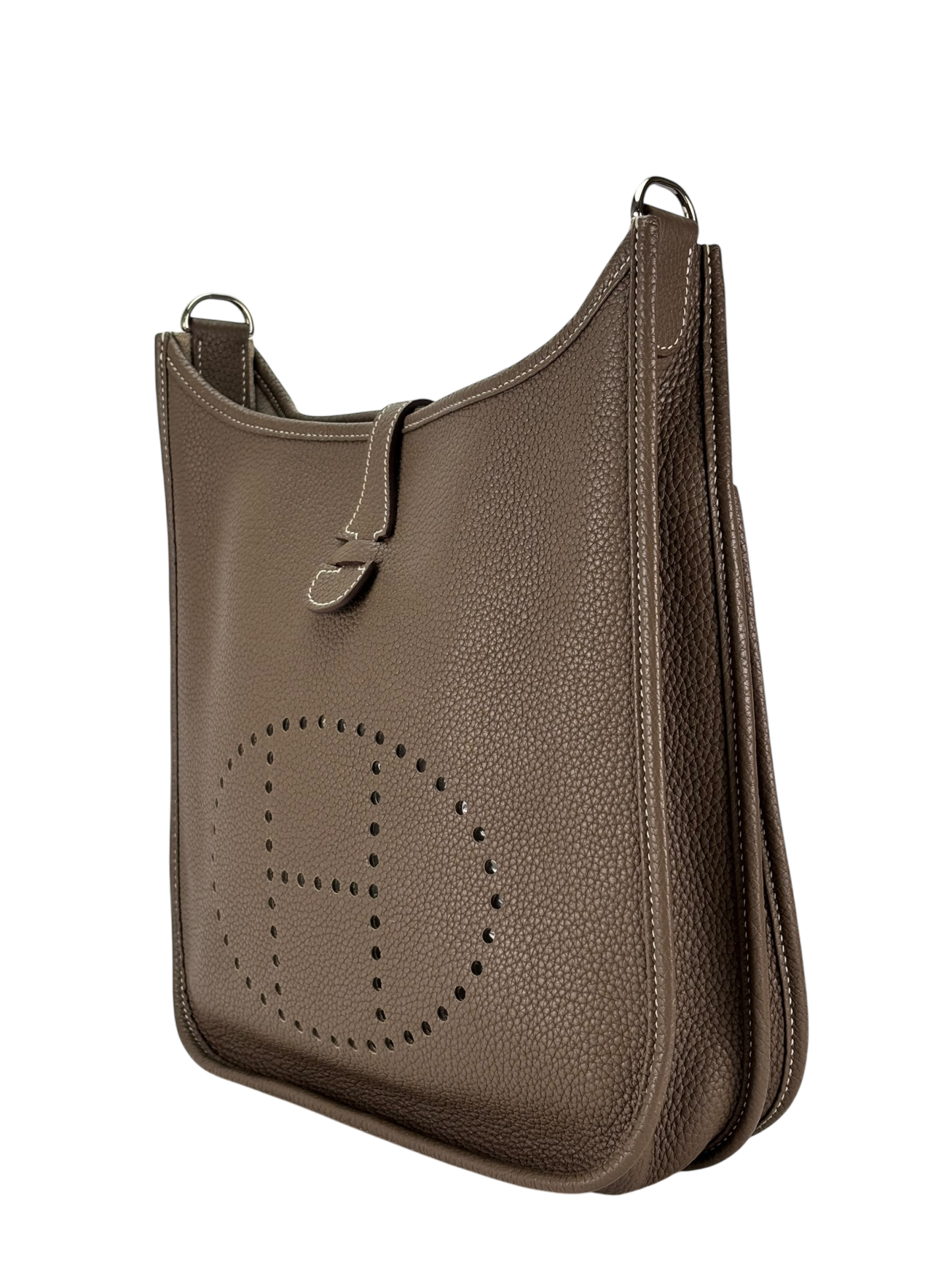 HERMES - Evelyne PM Evelyne 29 Etoupe Clemence Palladium Hardware