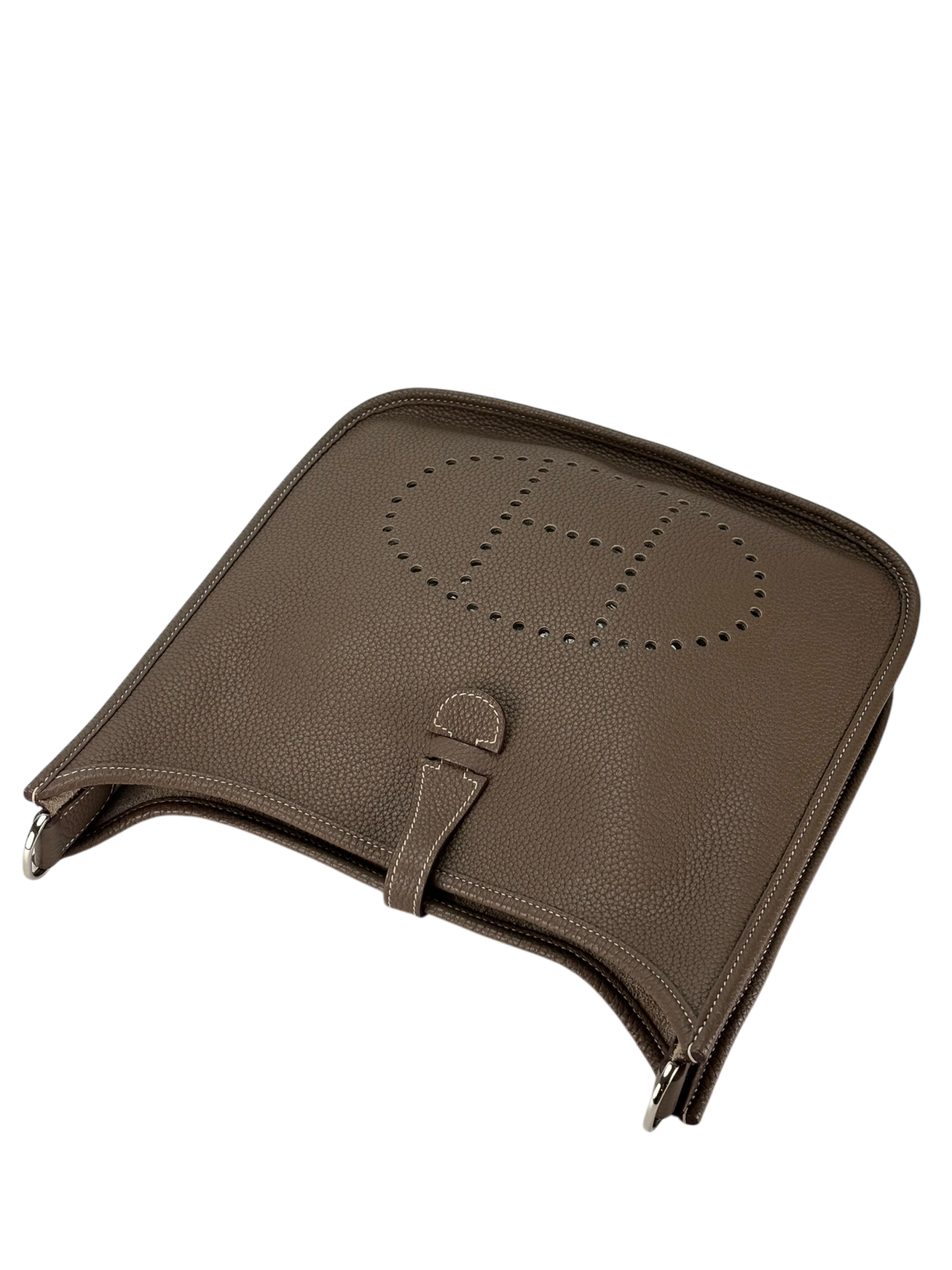 HERMES - Evelyne PM Evelyne 29 Etoupe Clemence Palladium Hardware