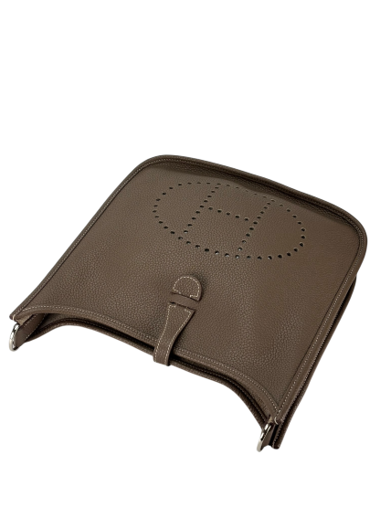 HERMES - Evelyne PM Evelyne 29 Etoupe Clemence Palladium Hardware
