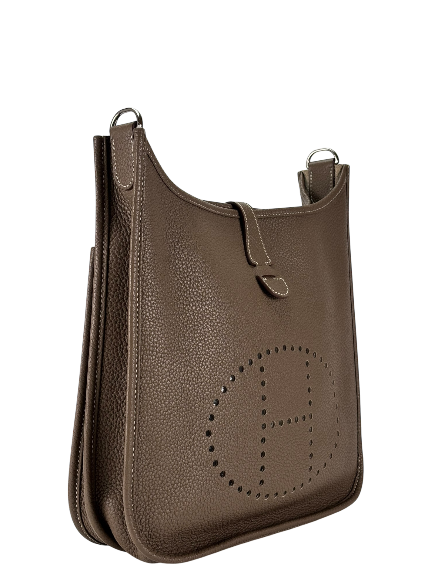 HERMES - Evelyne PM Evelyne 29 Etoupe Clemence Palladium Hardware