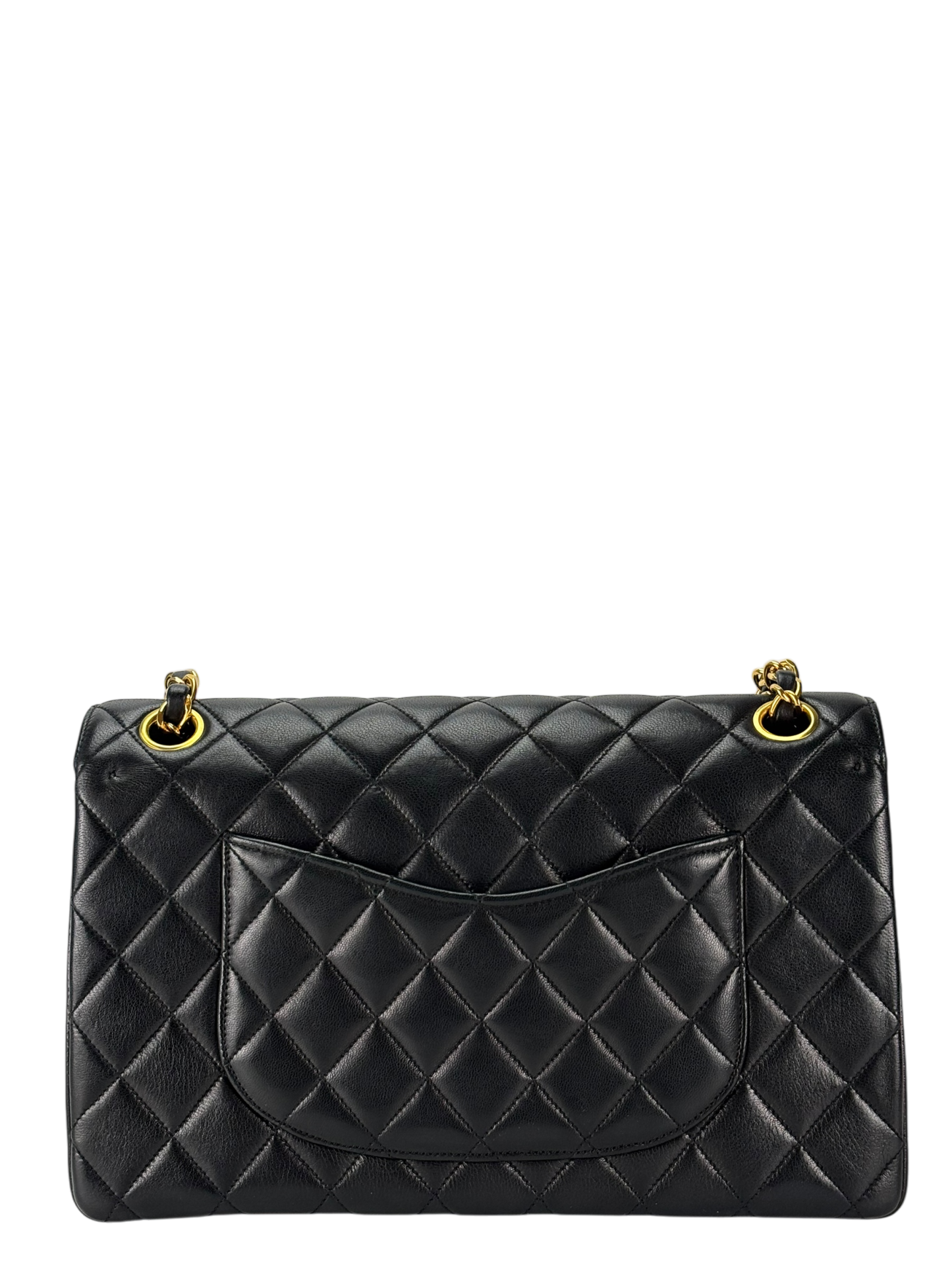 CHANEL - Double Flap Crossbody Medium Timeless Lamskin Flap Chain Shoulder Bag