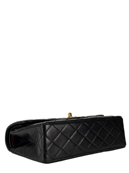 CHANEL - Double Flap Crossbody  Medium Timeless Lamskin Flap Chain Shoulder Bag