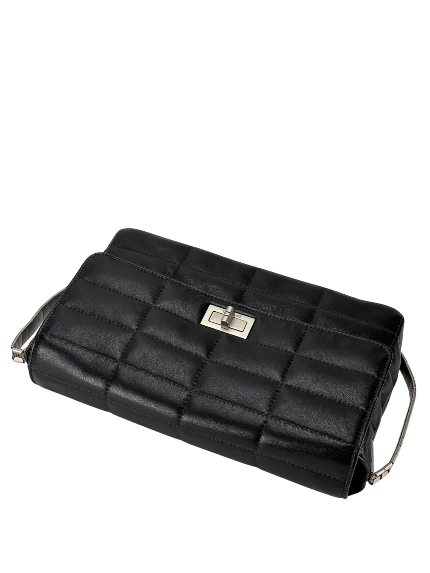 CHANEL - 2.55 Reissue Flap Black Lambskin Classic Handbag