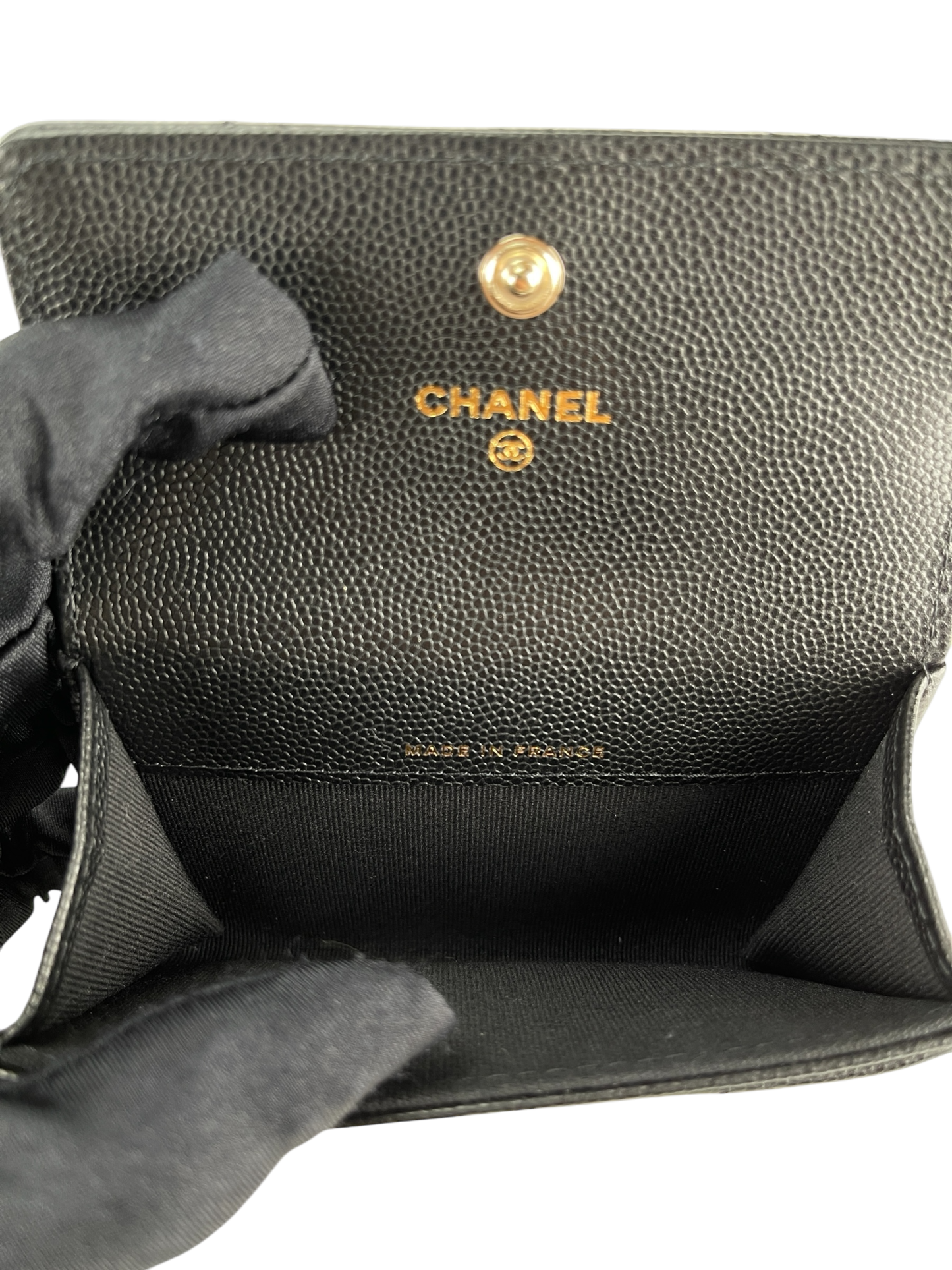 CHANEL - Black Caviar 25S Money Bag