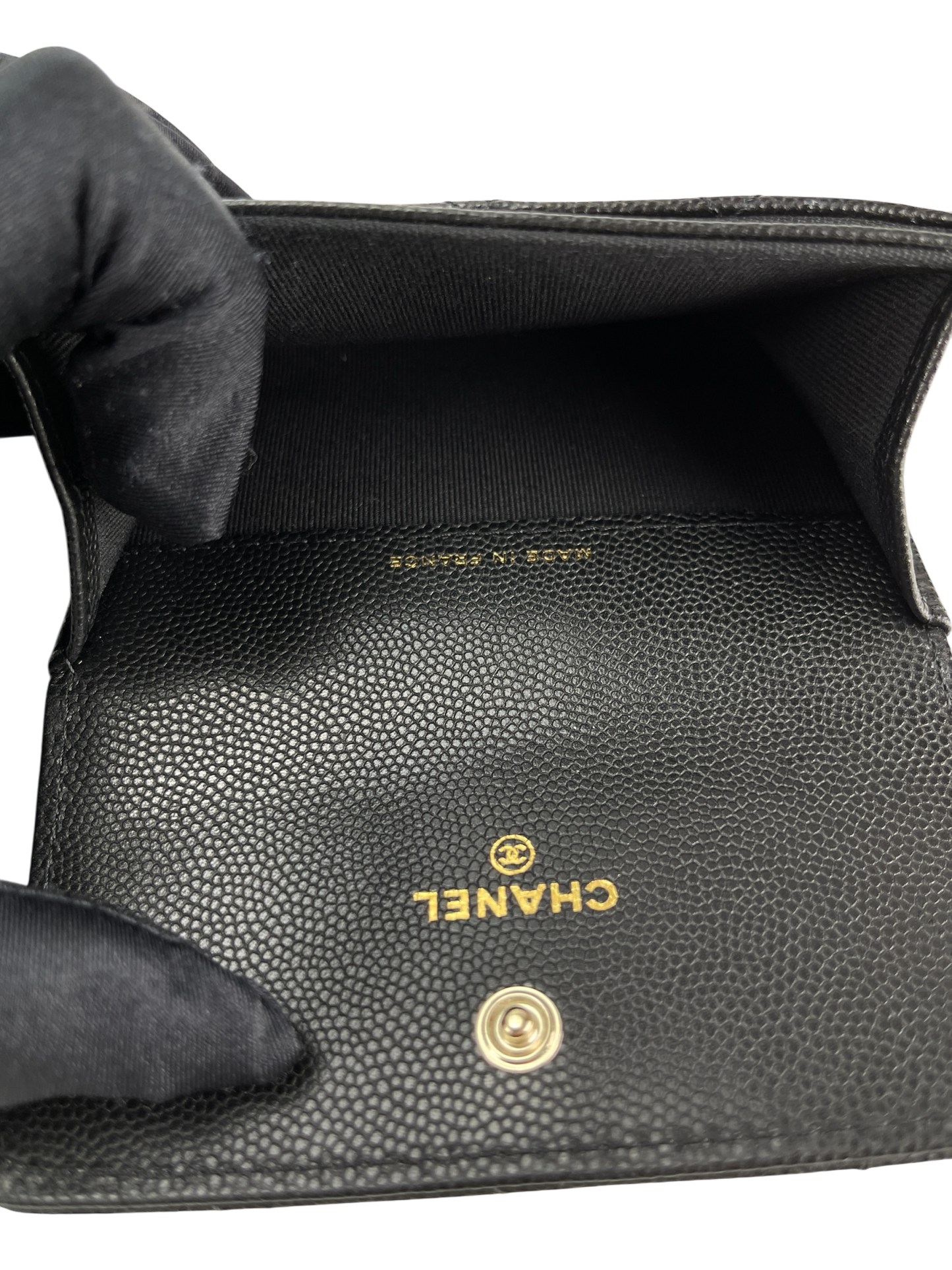 CHANEL - Black Caviar 25S Money Bag