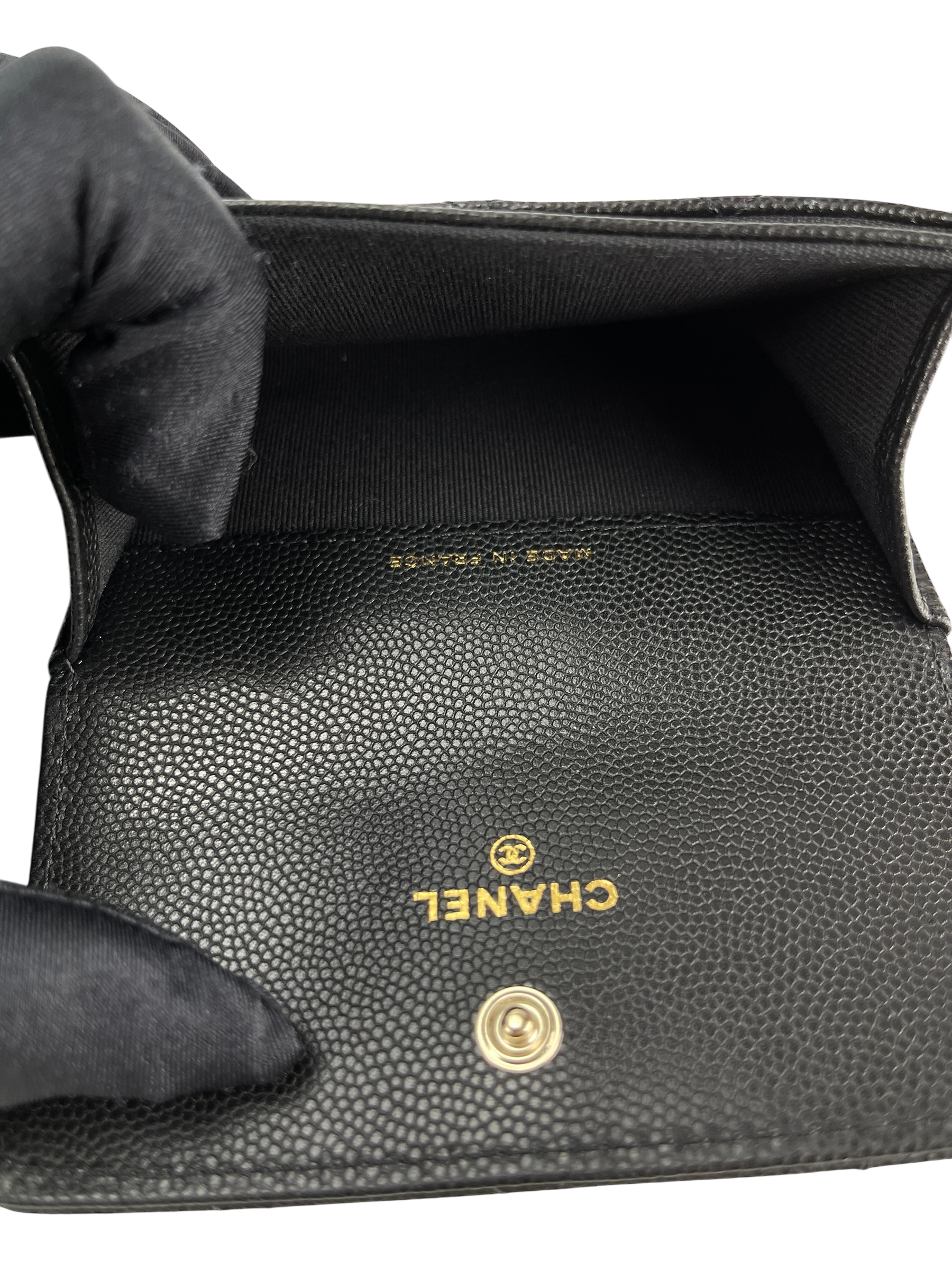 CHANEL - Black Caviar 25S Money Bag
