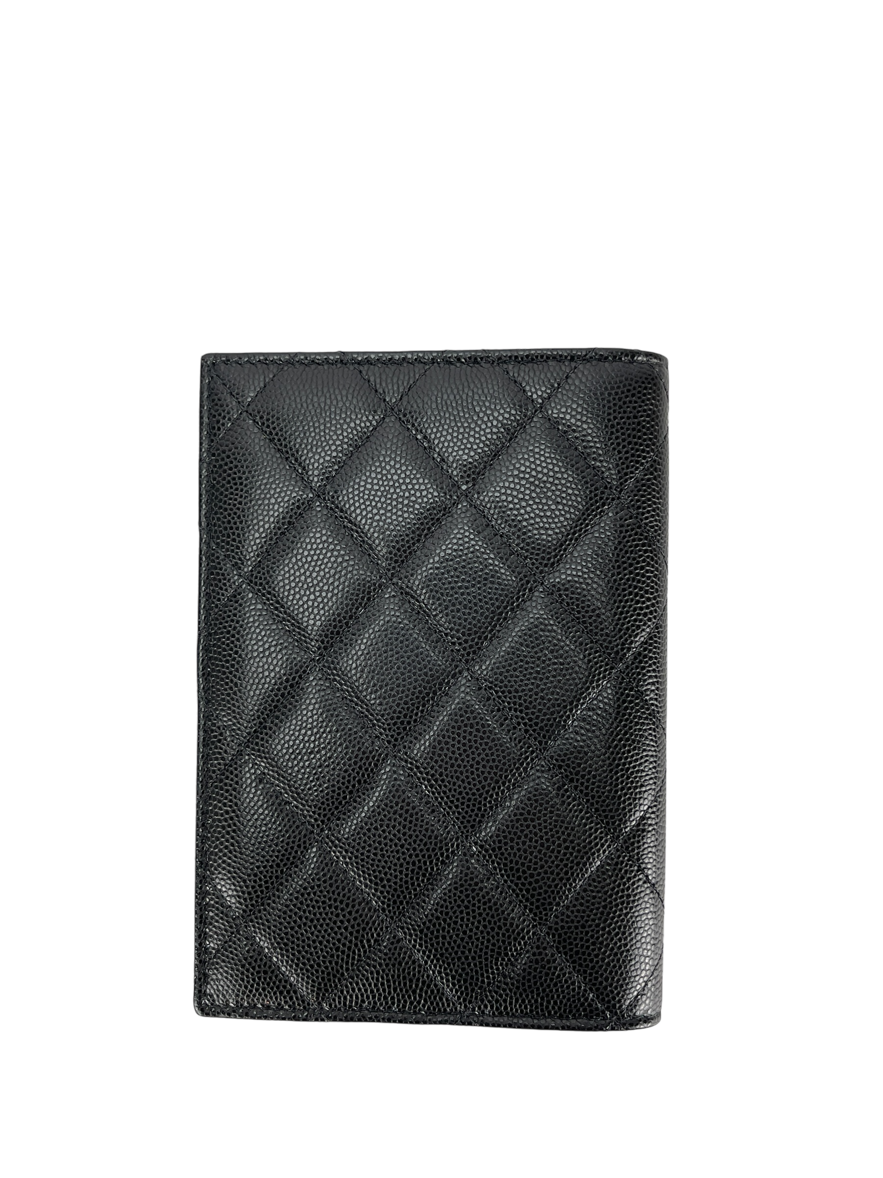 CHANEL - Black Caviar 25S Passport Bag