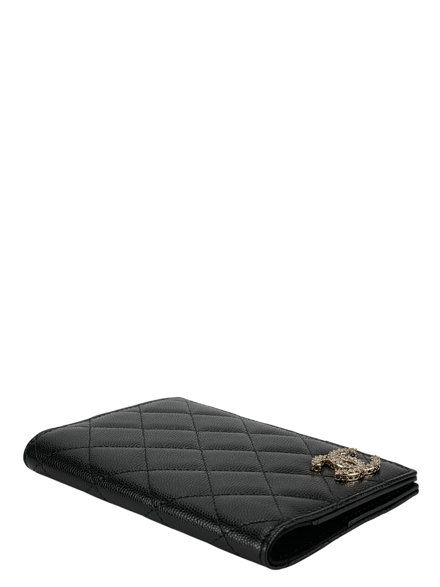 CHANEL - Black Caviar 25S Passport Bag