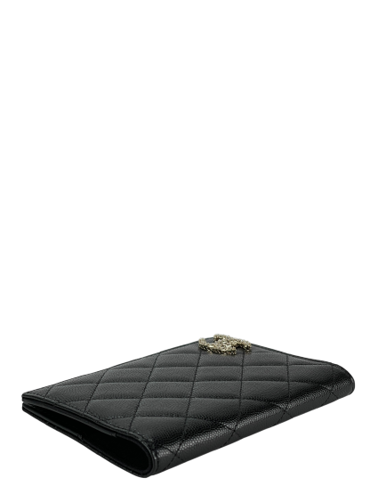 CHANEL - Black Caviar 25S Passport Bag