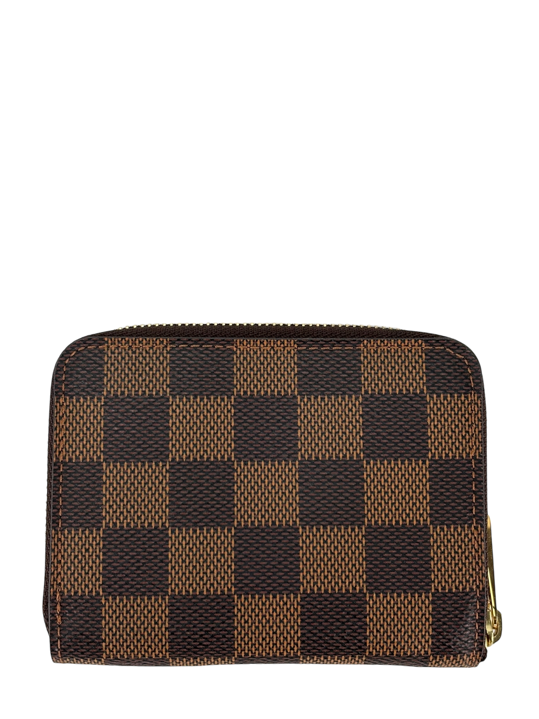 LOUIS VUITTON - Damier Zippy Coin Purse Wallet Card Holder Ebene 