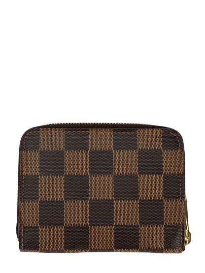 LOUIS VUITTON - Damier Zippy Coin Purse Wallet Card Holder Ebene 