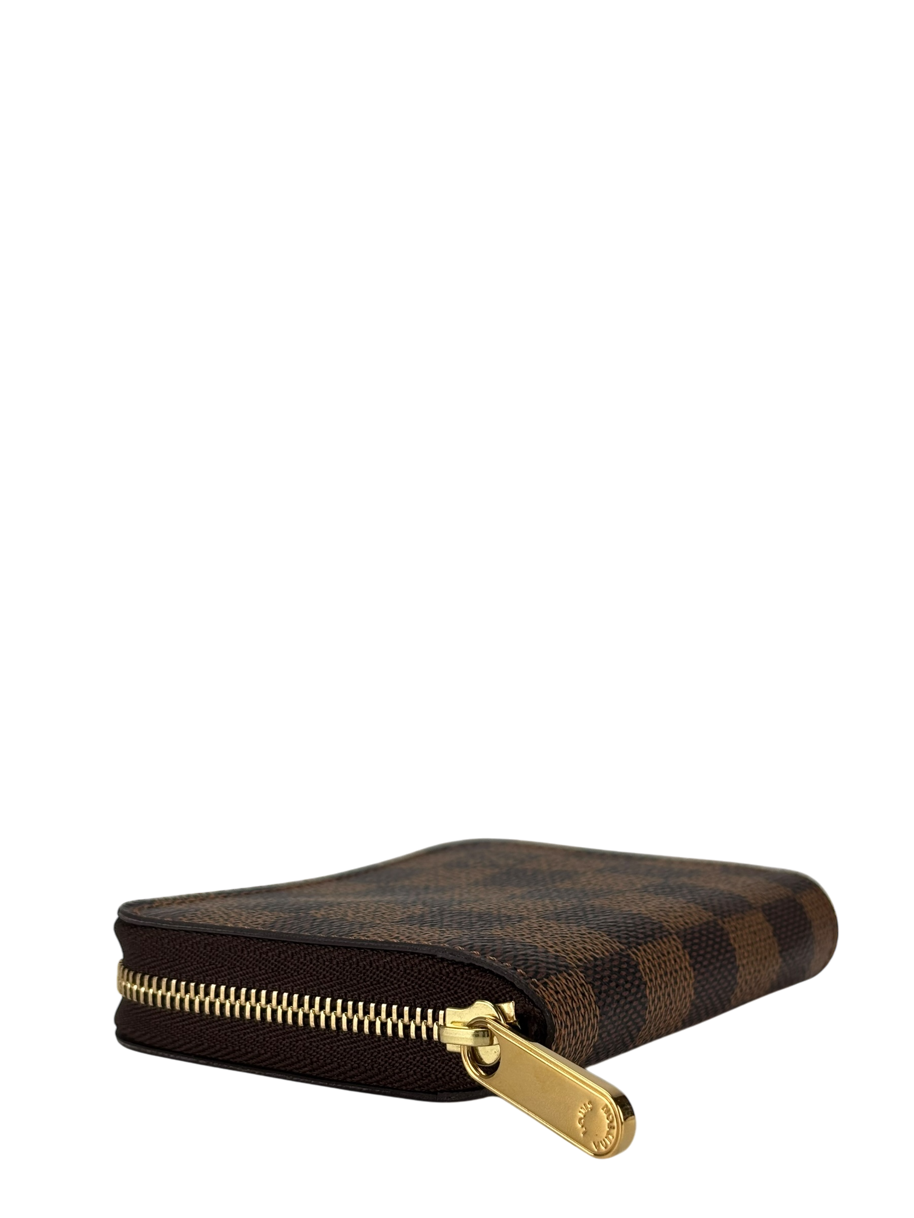 LOUIS VUITTON - Damier Zippy Coin Purse Wallet Card Holder Ebene 