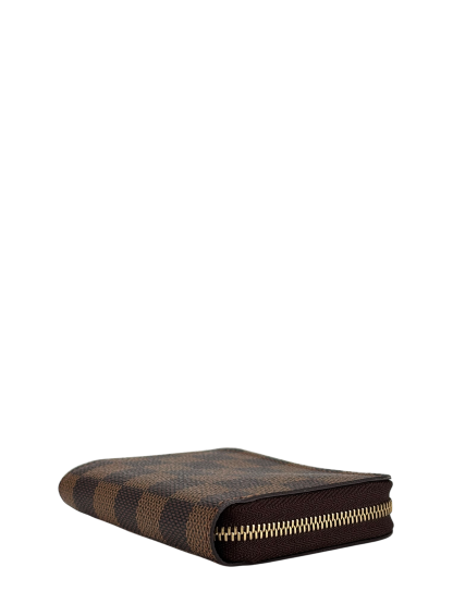 LOUIS VUITTON - Damier Zippy Coin Purse Wallet Card Holder Ebene 