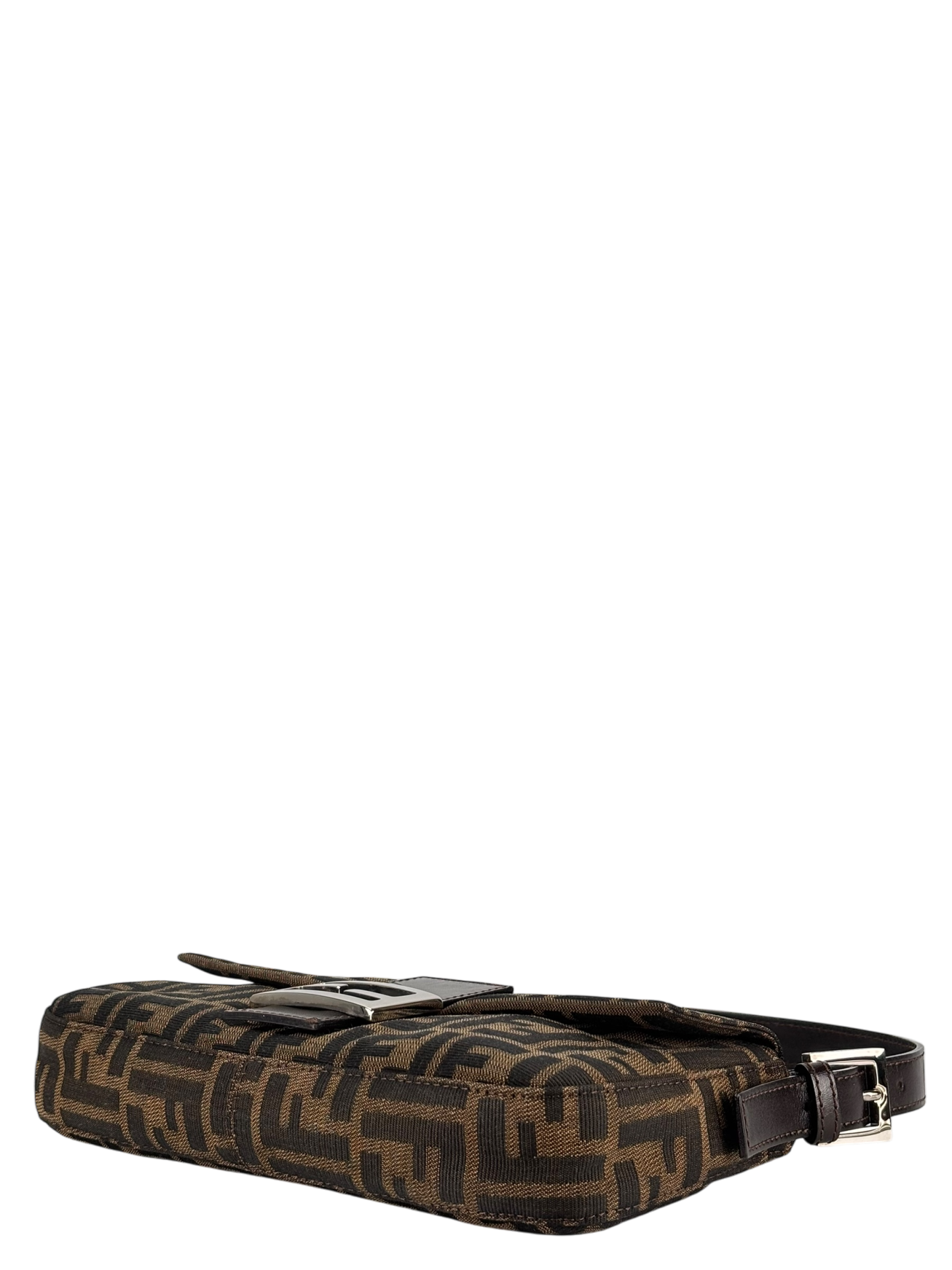 FENDI - Brown Zucca Mamma Baguette Shoulder Bag