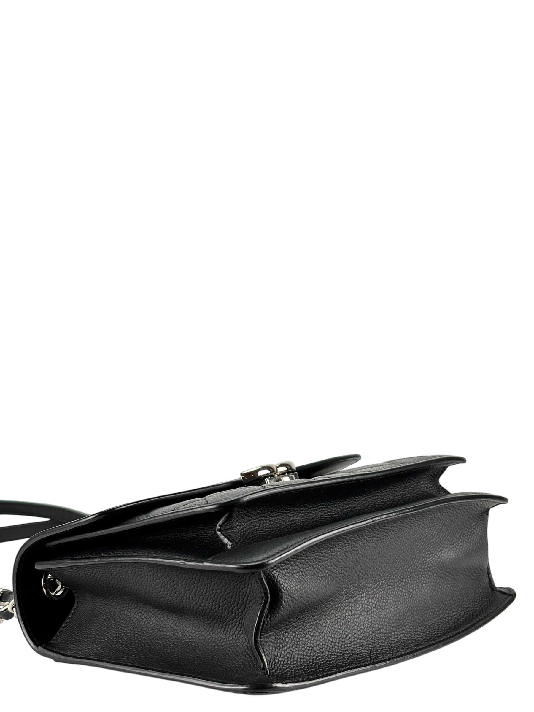 CHANEL - Caviar Black Urban Chain Companion Flap Bag