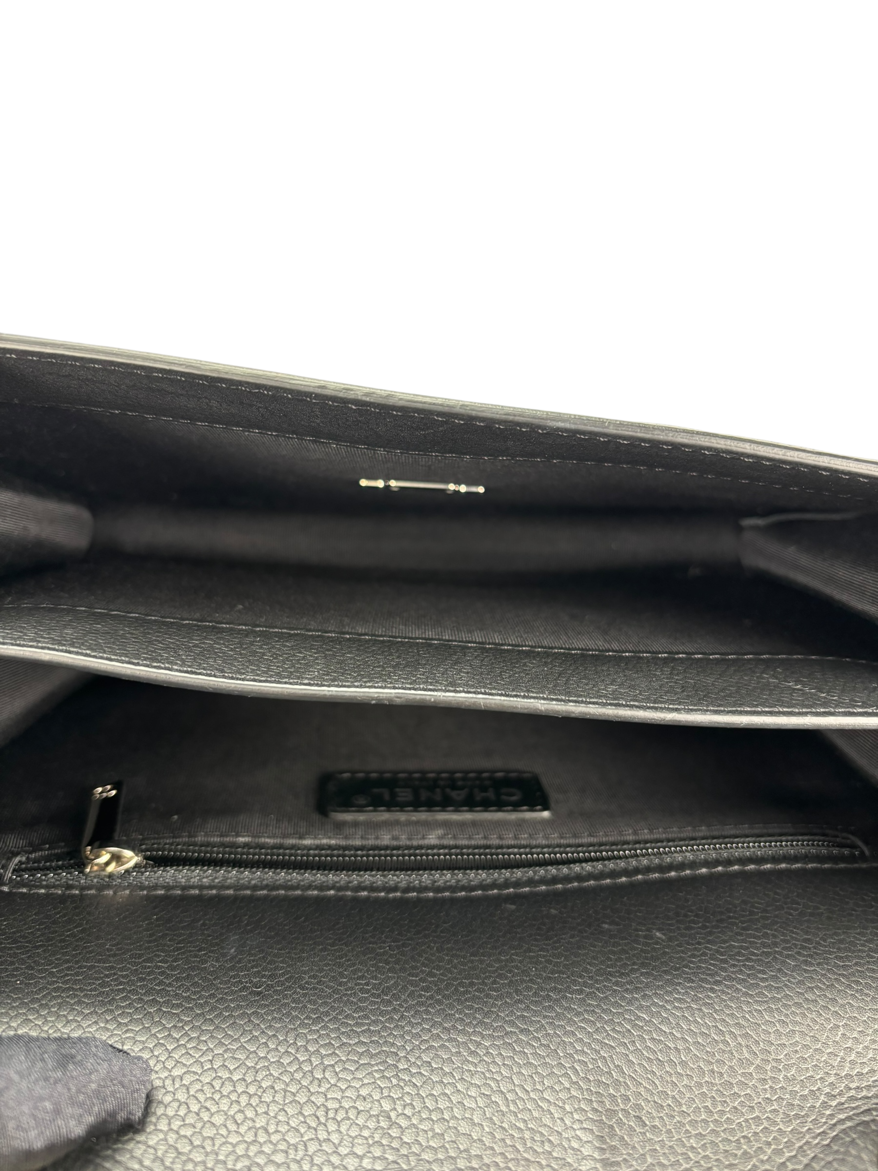 CHANEL - Caviar Black Urban Chain Companion Flap Bag